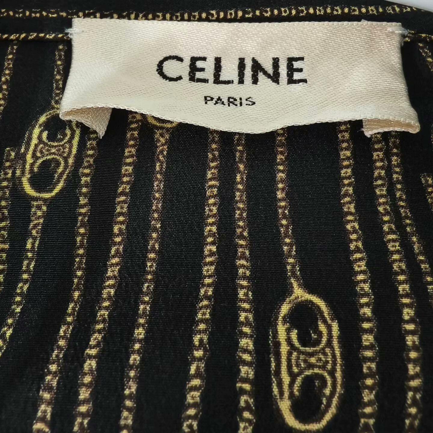 Celine Celine All-Over Logo Long-Sleeve Shirt Size XS / US 0-2 / IT 36-38 - 3 Thumbnail