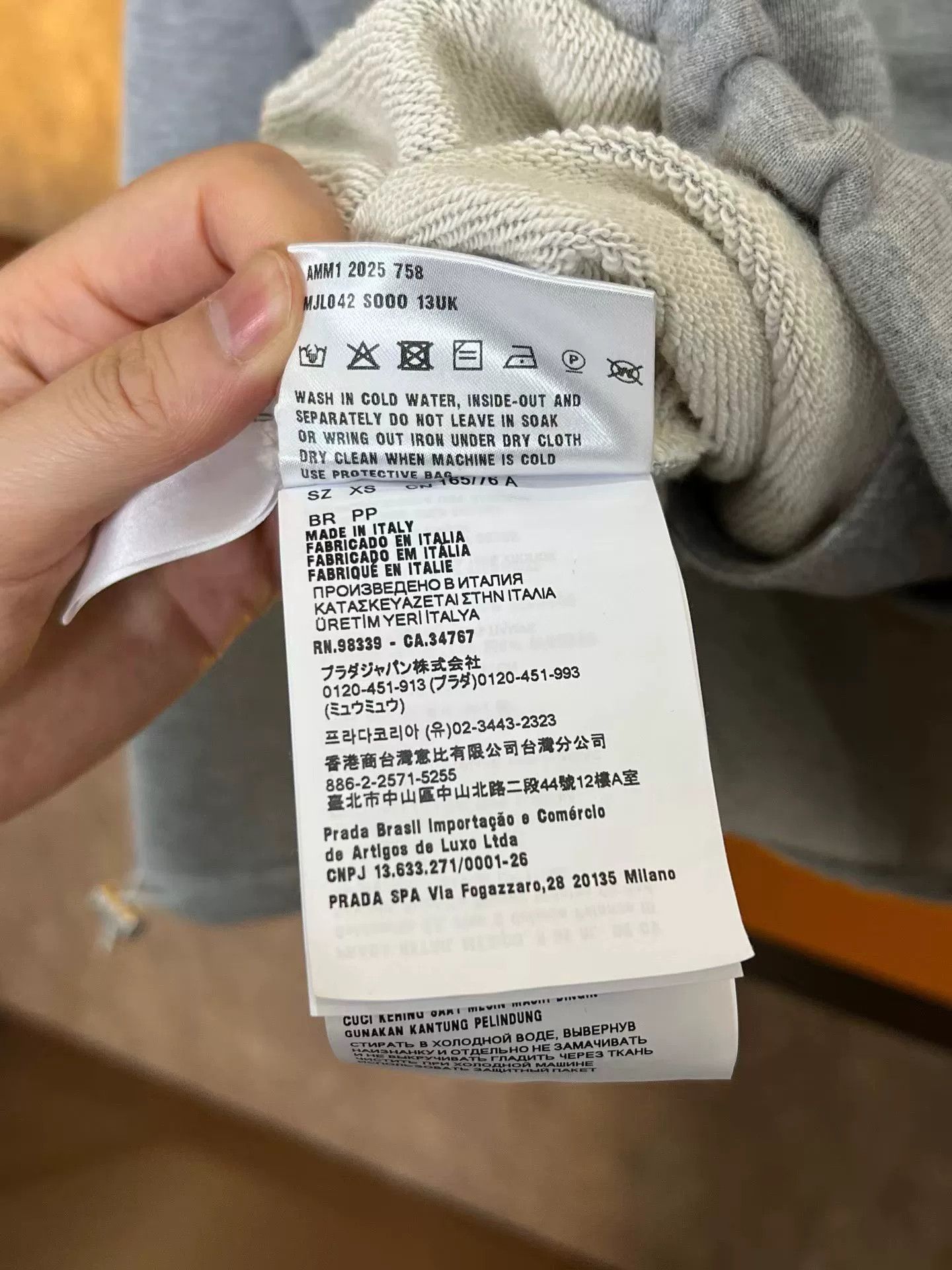 Miu Miu Miumiu Gray Slogan Coat Size XS / US 0-2 / IT 36-38 - 6 Thumbnail