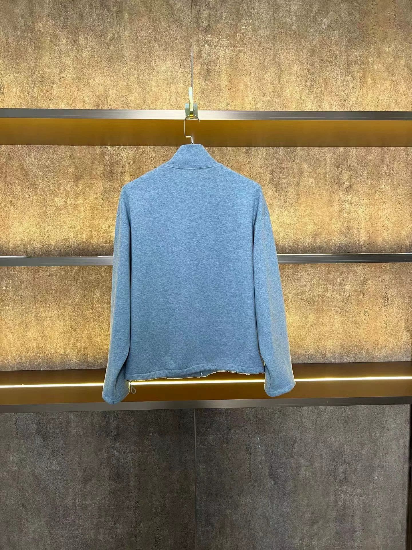 Miu Miu Miumiu Gray Slogan Coat Size XS / US 0-2 / IT 36-38 - 2 Thumbnail