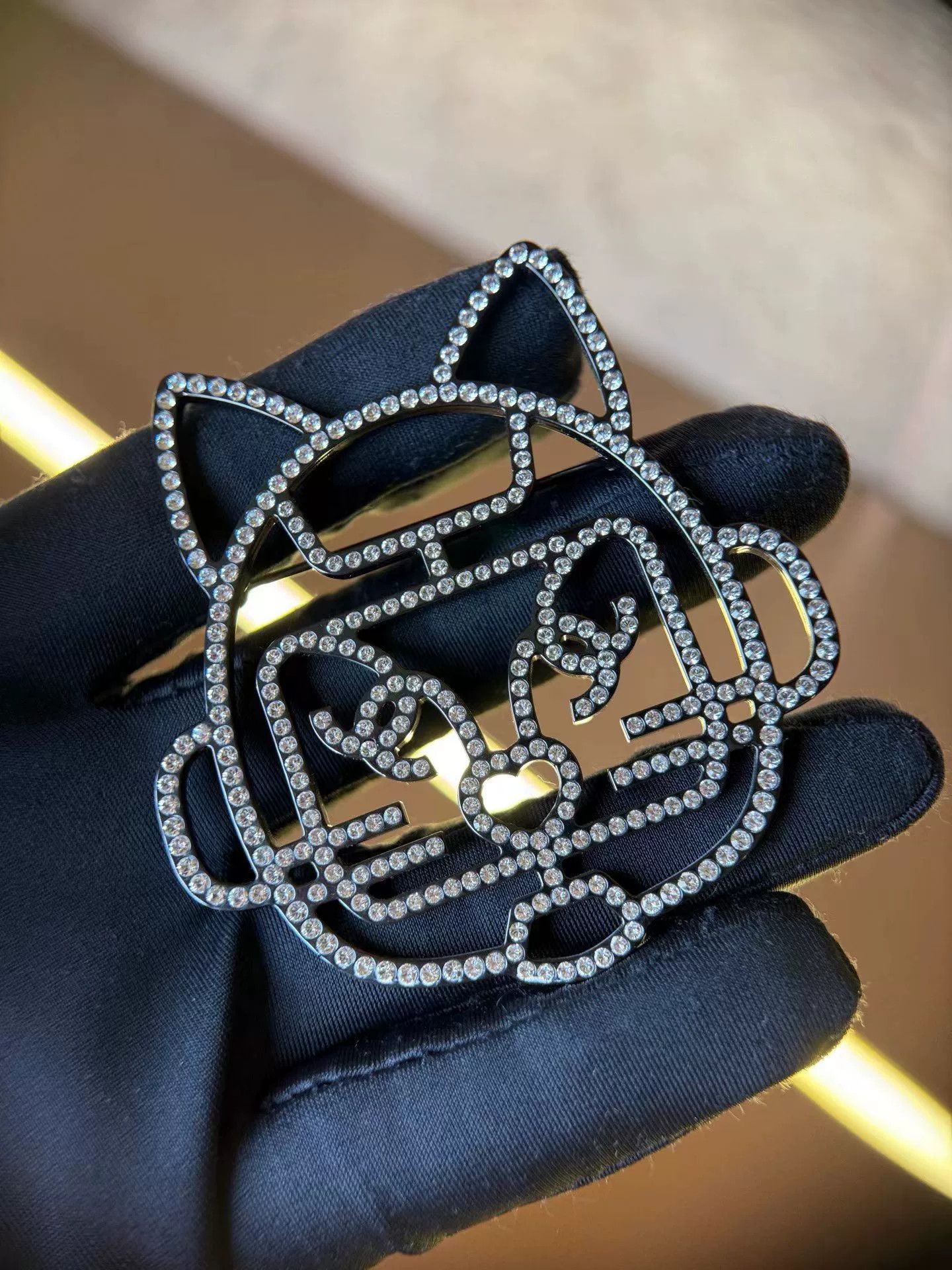 Chanel Chanel Cat Brooch Size ONE SIZE - 2 Thumbnail