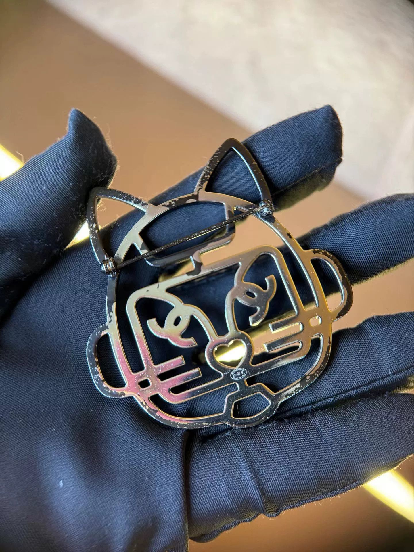Chanel Chanel Cat Brooch Size ONE SIZE - 3 Thumbnail