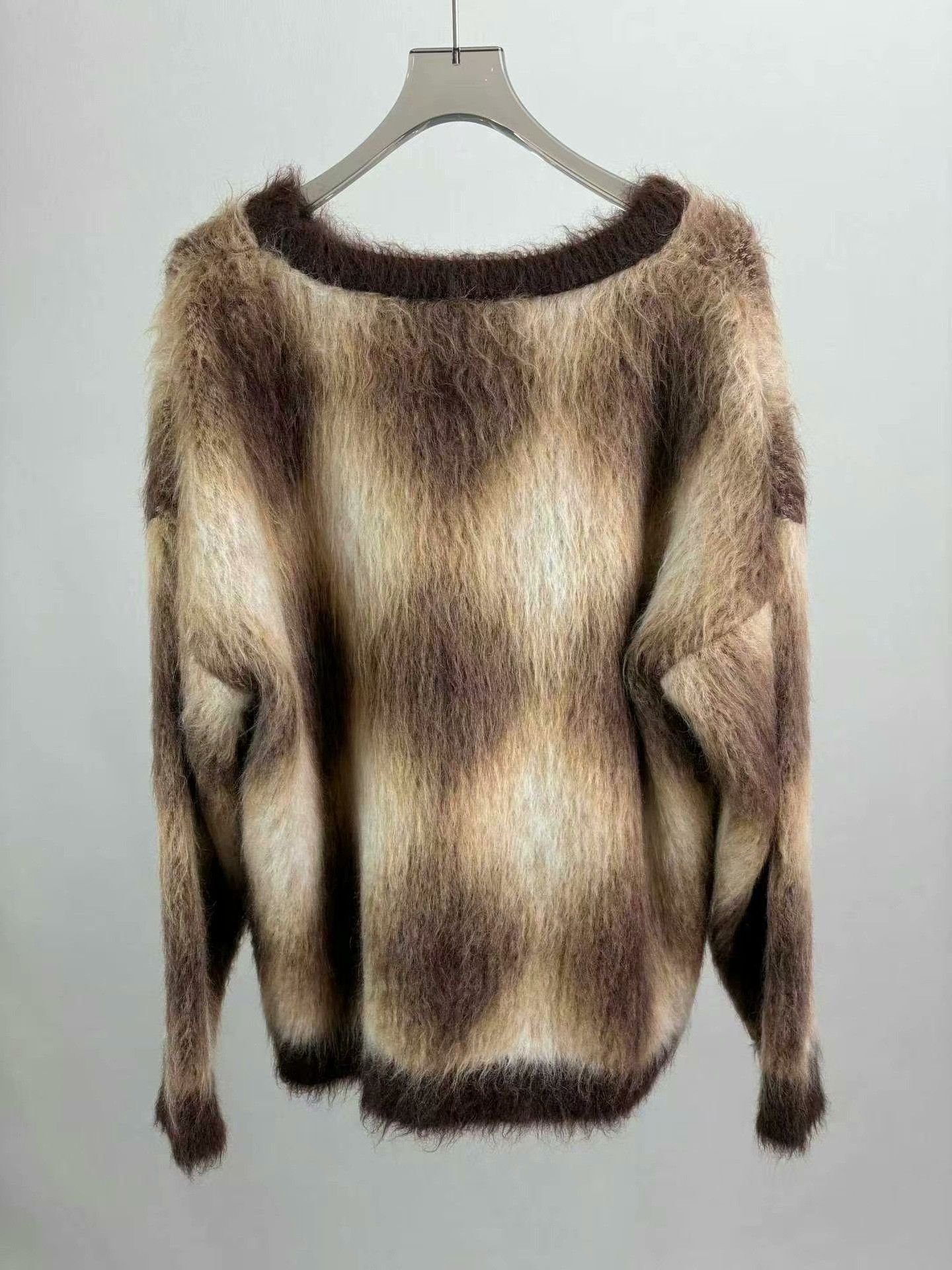 Celine Celine Mohair Gradient Sweater Size L / US 10 / IT 46 - 2 Thumbnail