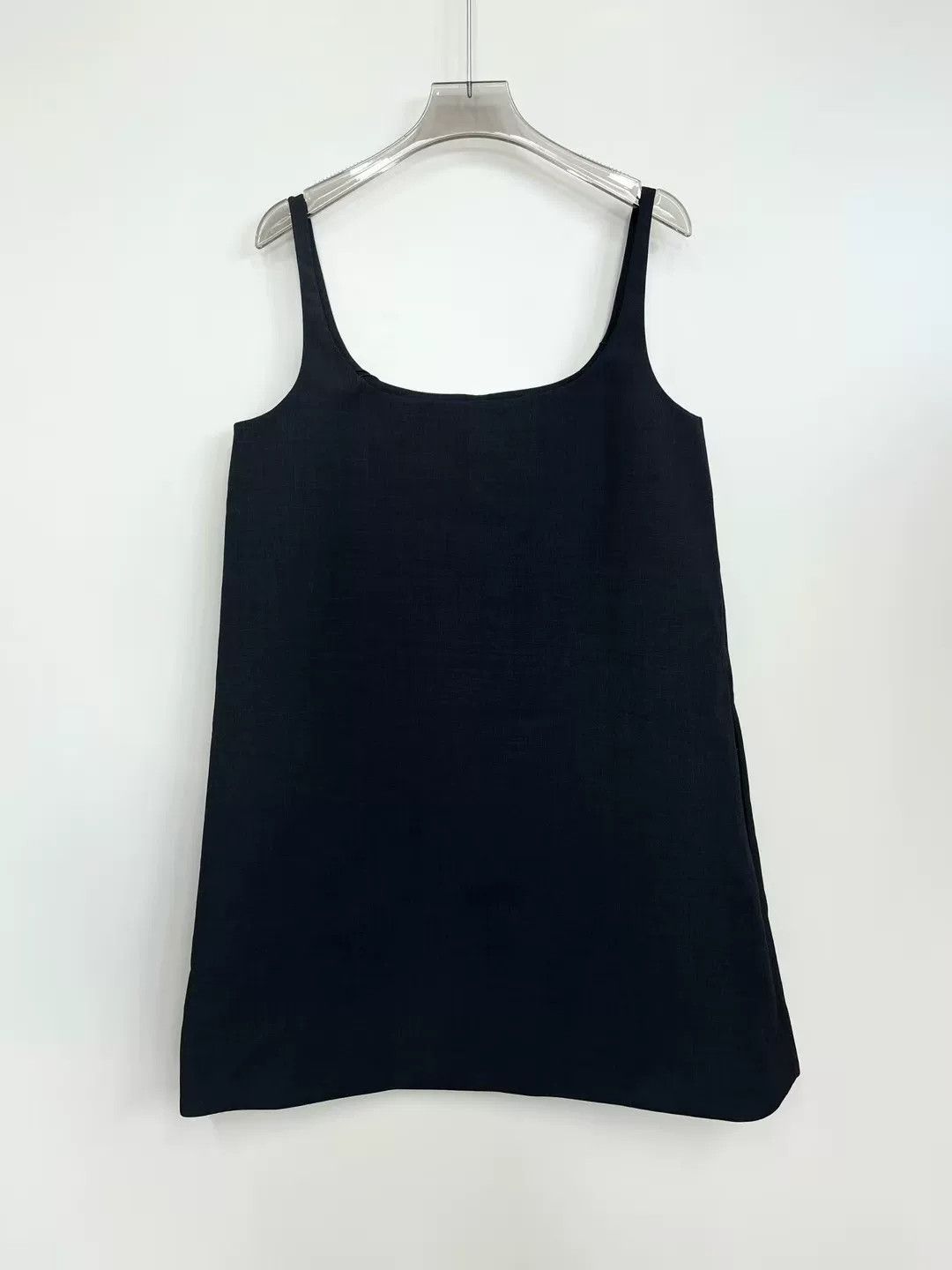Prada Prada Black Metal Triangle Logo Dress Size S / US 4 / IT 40 - 2 Thumbnail
