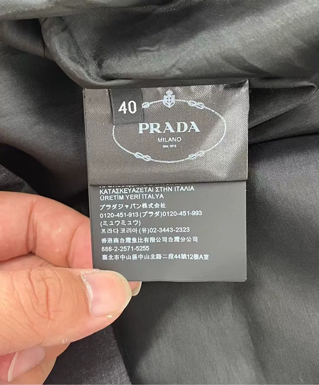Prada Prada Black Metal Triangle Logo Dress Size S / US 4 / IT 40 - 4 Thumbnail