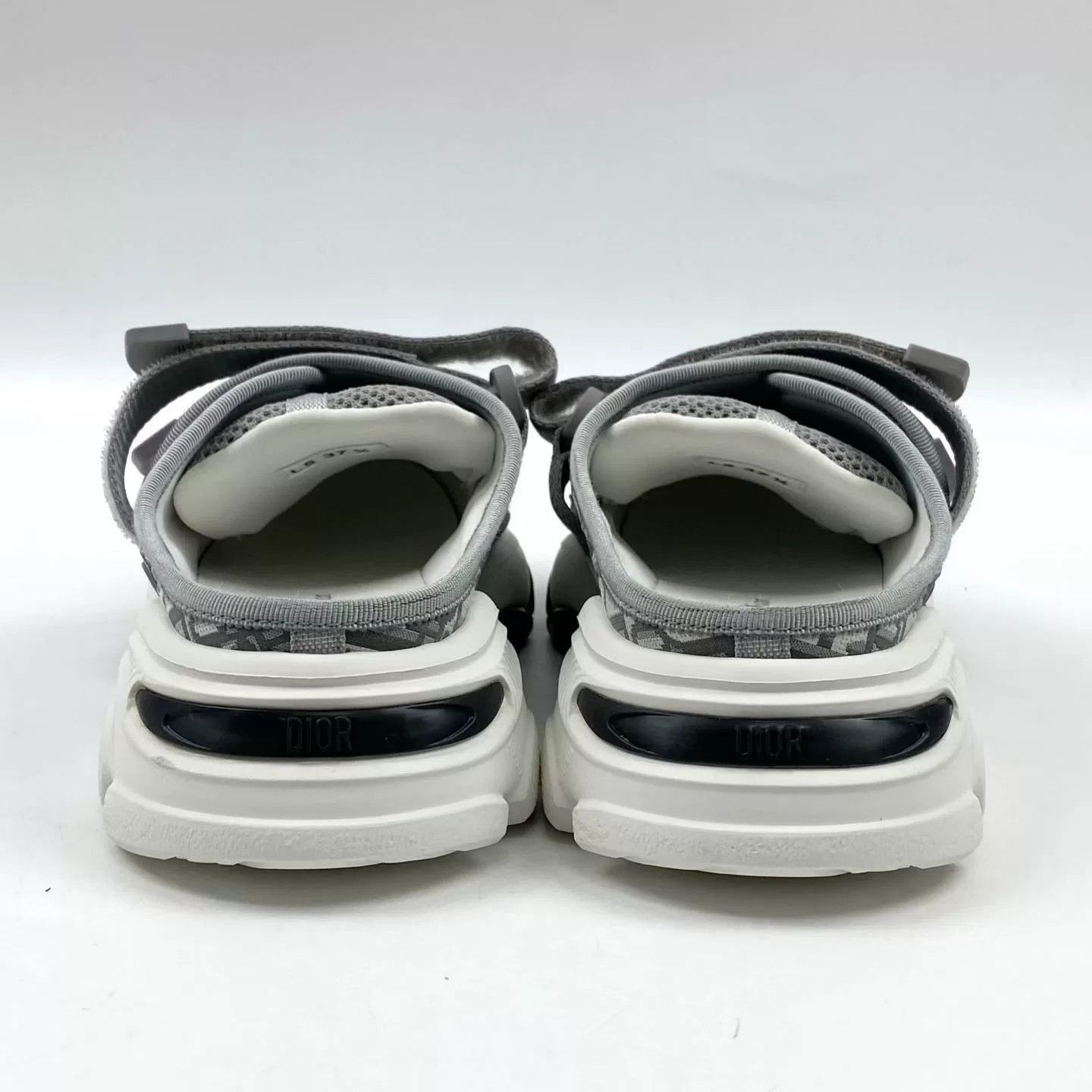 Dior Dior Gray Monogram Print Sport Slides Size US 6.5 / IT 36.5 - 5 Thumbnail