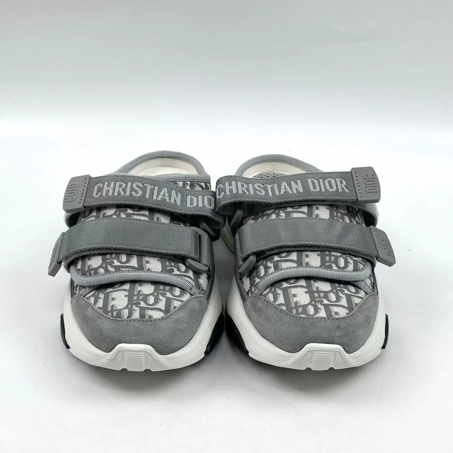 Dior Dior Gray Monogram Print Sport Slides Size US 6.5 / IT 36.5 - 2 Thumbnail