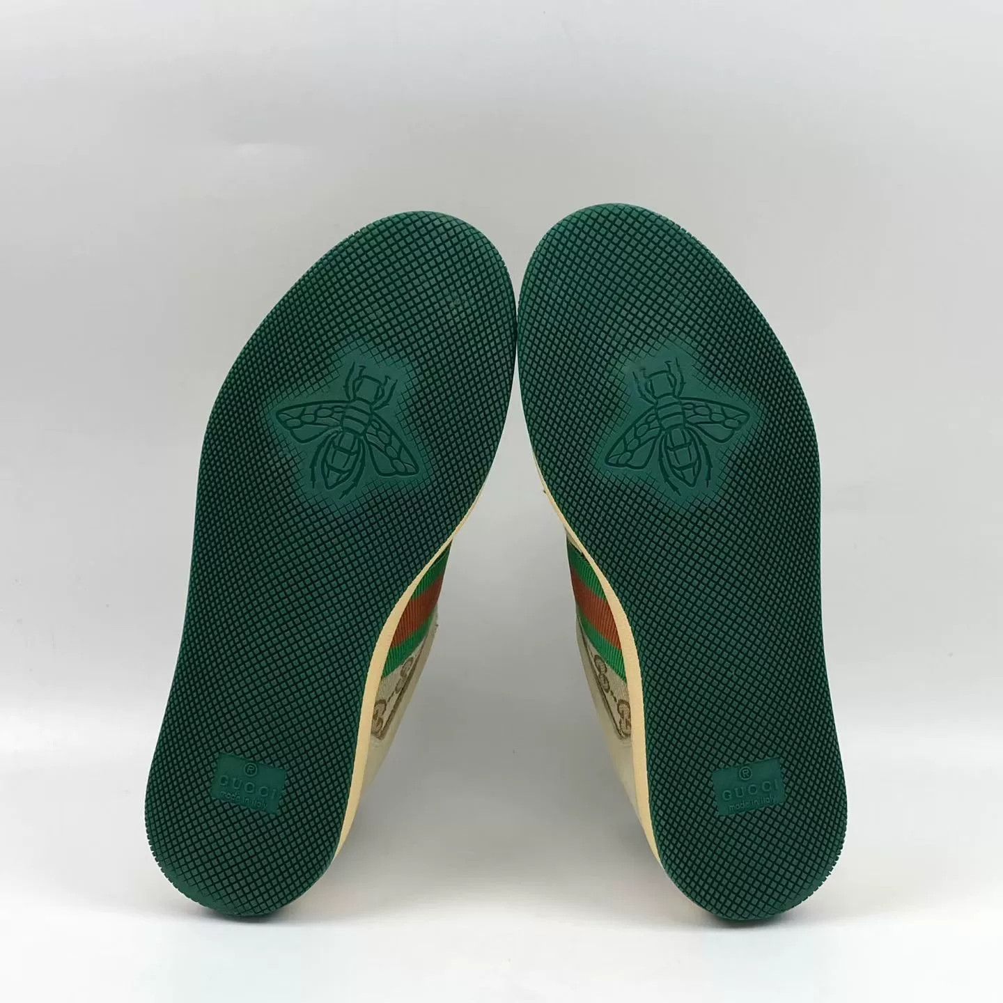 Gucci Gucci Green Tail Sneakers Size US 5 / IT 35 - 6 Thumbnail