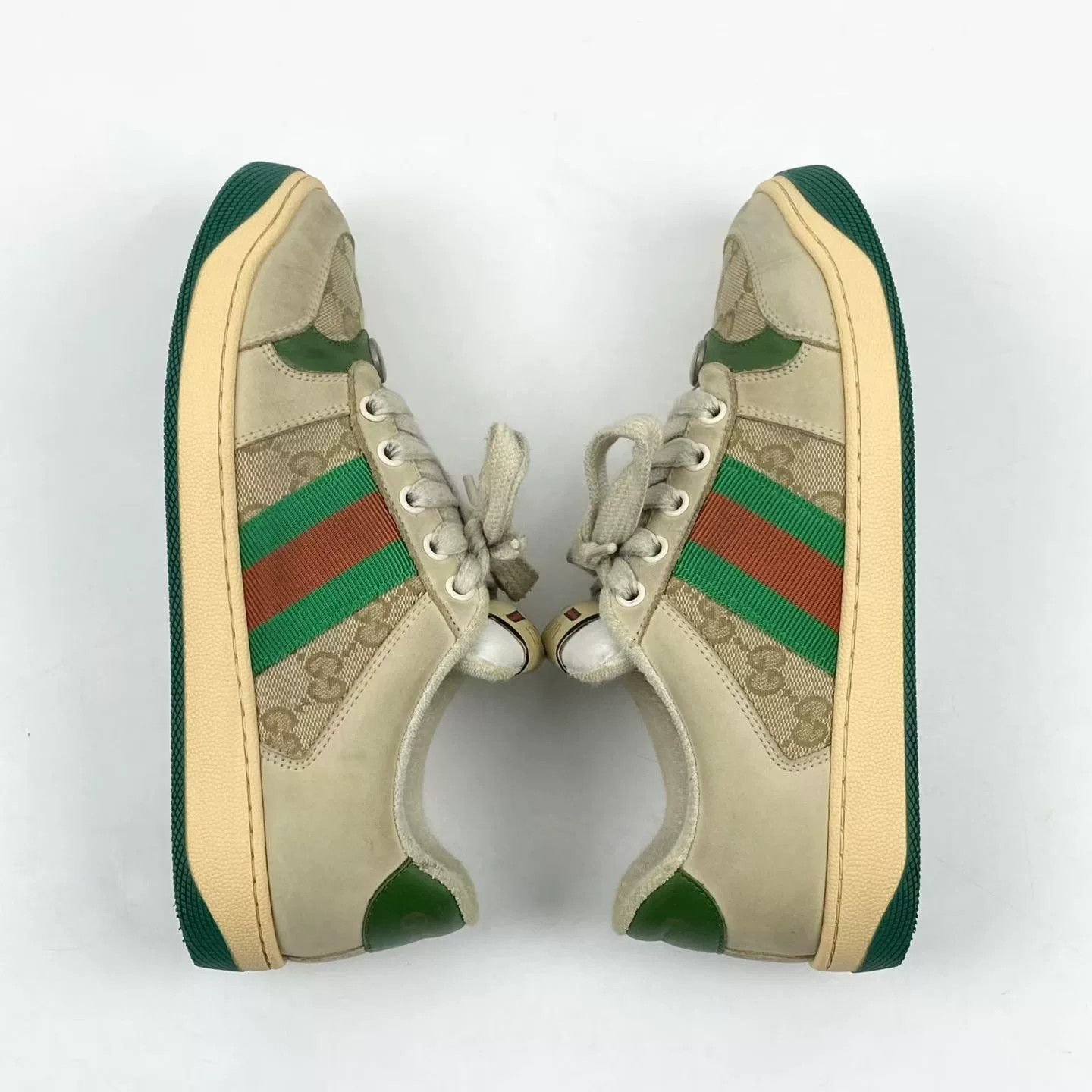 Gucci Gucci Green Tail Sneakers Size US 5 / IT 35 - 4 Thumbnail