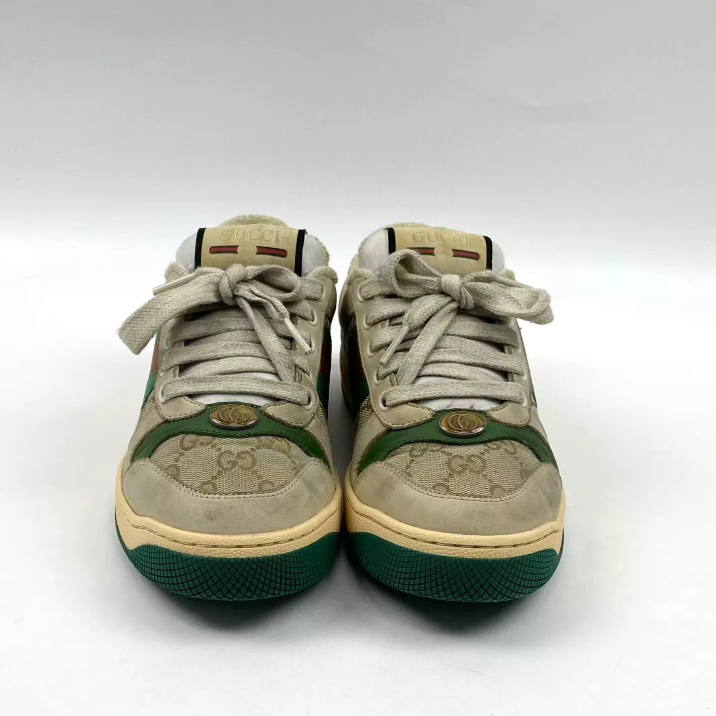 Gucci Gucci Green Tail Sneakers Size US 5 / IT 35 - 2 Thumbnail