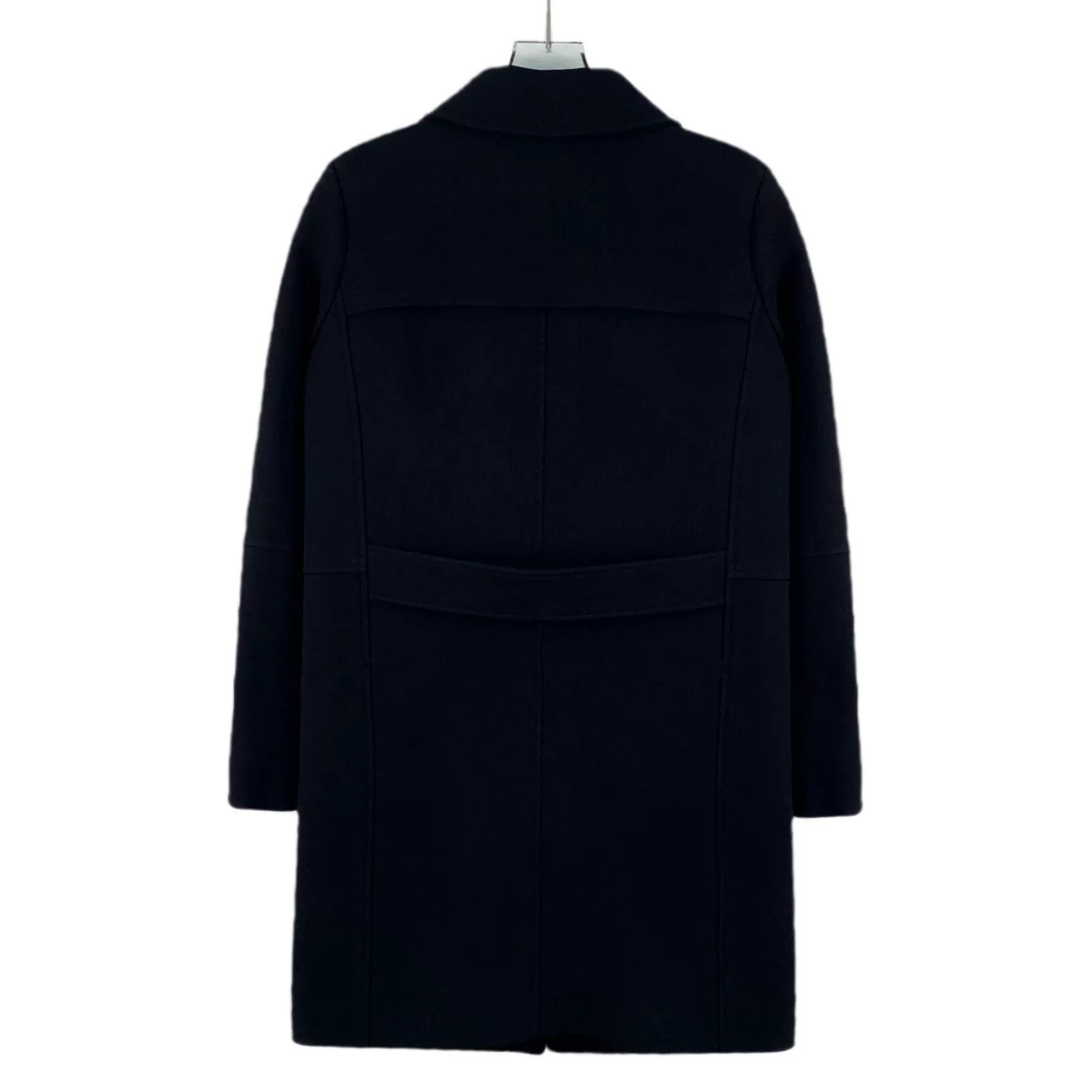 Louis Vuitton Louis Vuitton Black Lapel Long Coat Size 36 Size XS / US 0-2 / IT 36-38 - 3 Thumbnail