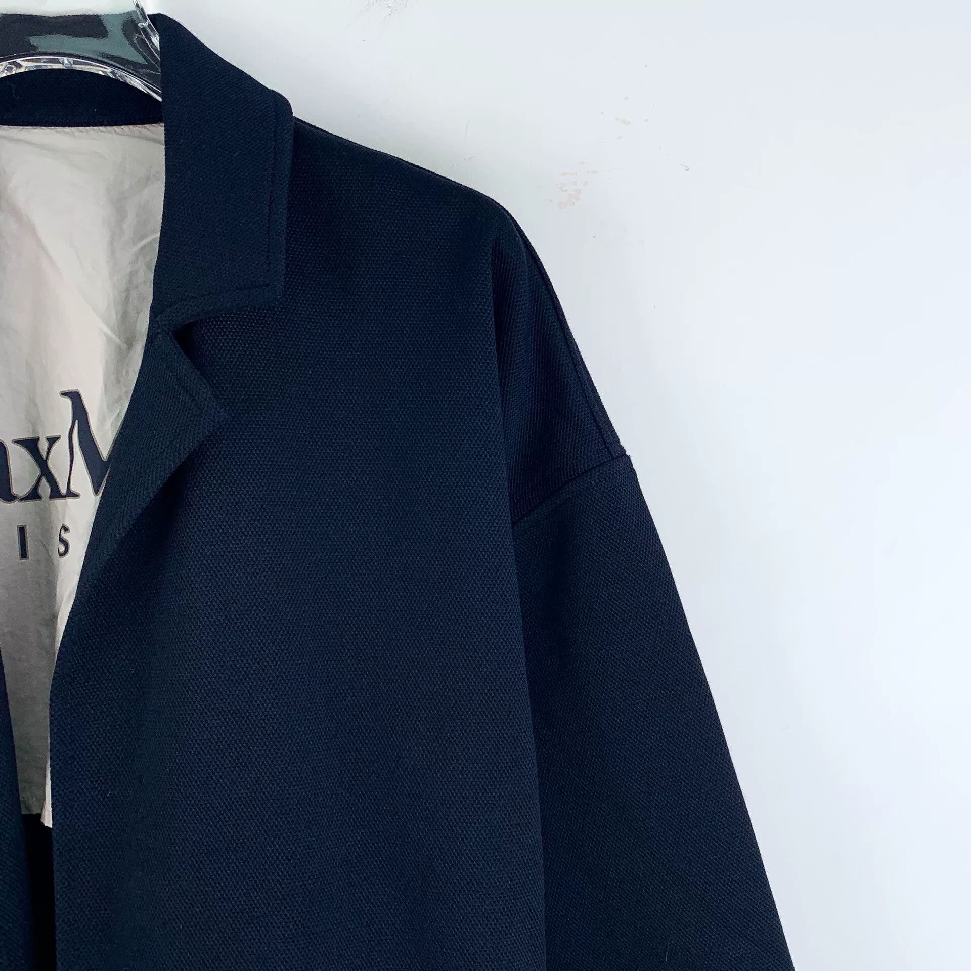 Max Mara Max Mara Leisure Navy Jersey Jacket XS Size XS / US 0-2 / IT 36-38 - 4 Thumbnail