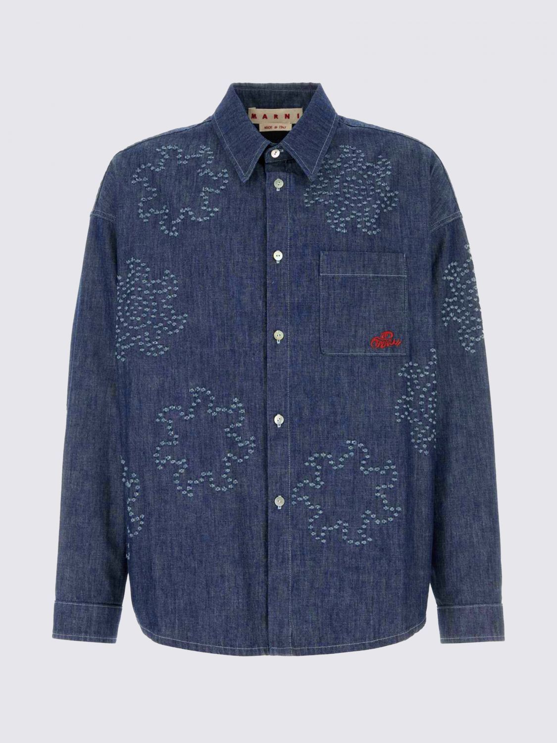 Marni Marni Shirt Men Blue Size US L / EU 52-54 / 3 - 2 Thumbnail