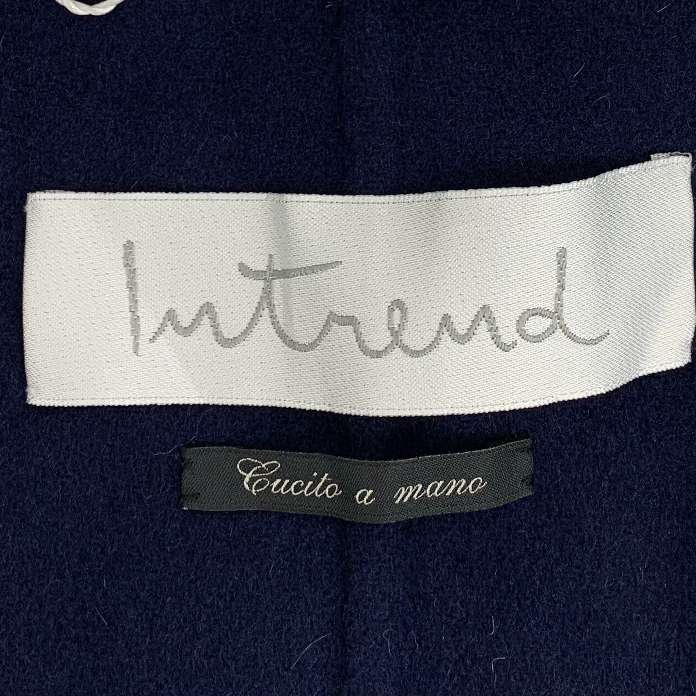 Max Mara Max Mara Intrend Navy Wool Short Sleeve Coat IT 50 Size XL / US 12-14 / IT 48-50 - 6 Thumbnail