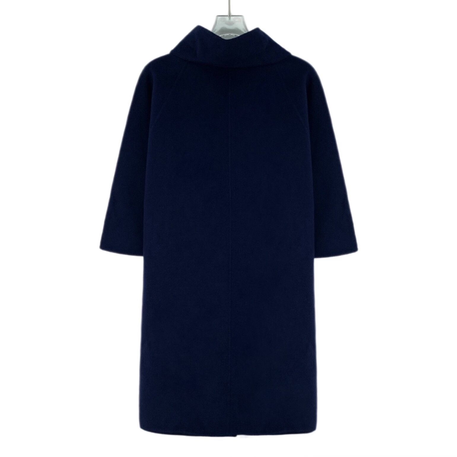 Max Mara Max Mara Intrend Navy Wool Short Sleeve Coat IT 50 Size XL / US 12-14 / IT 48-50 - 3 Thumbnail