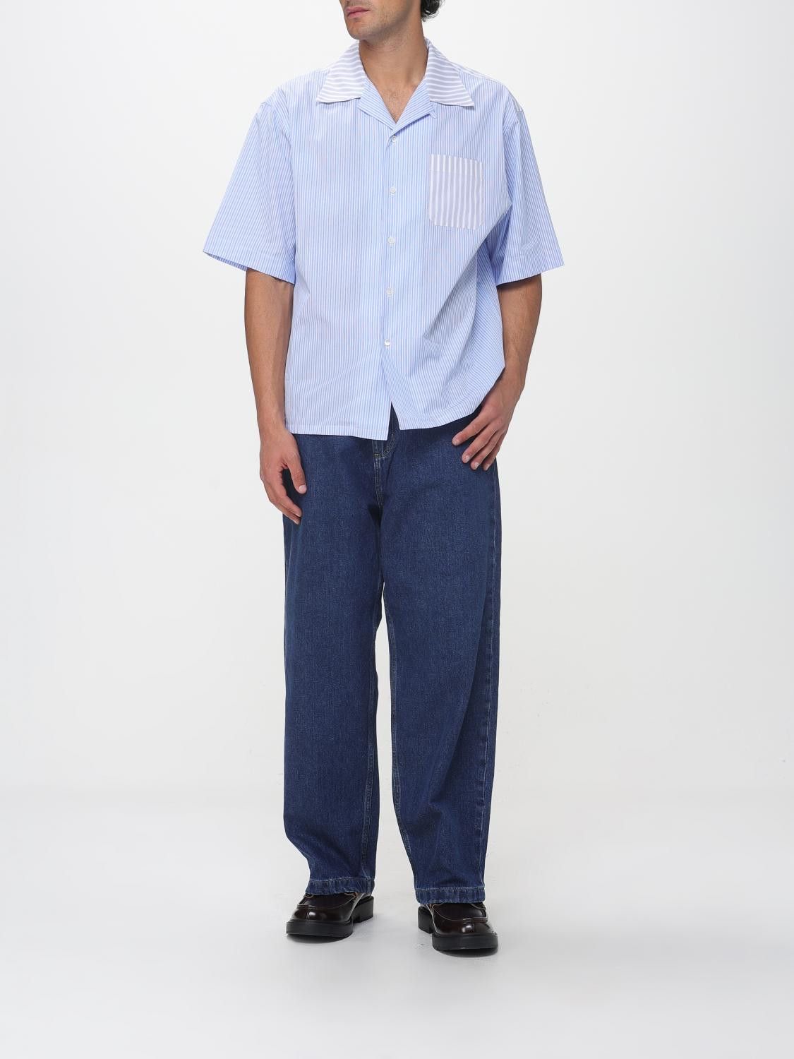 Marni Marni Shirt Men Blue Size US XL / EU 56 / 4 - 2 Thumbnail