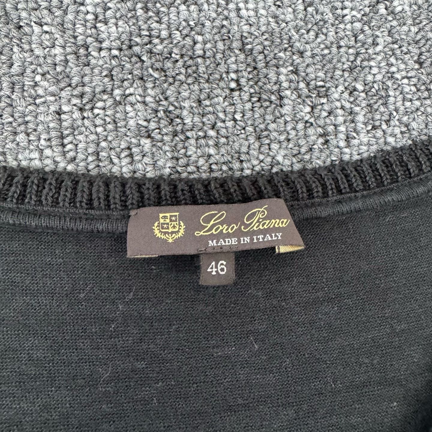 Loro Piana Loro Piana Linen Silk Metal Logo T-Shirt Size 46 Size US S / EU 44-46 / 1 - 6 Thumbnail