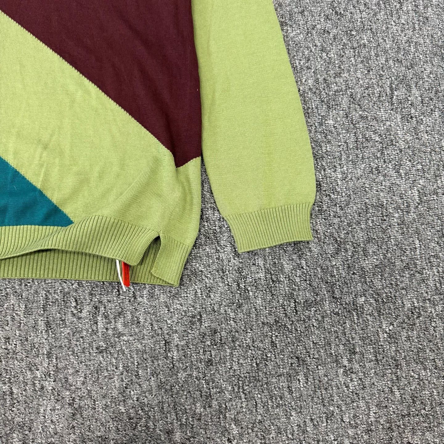 Loro Piana Loro Piana Silk Cotton Colorblock Sweater Size M Size US M / EU 48-50 / 2 - 4 Thumbnail