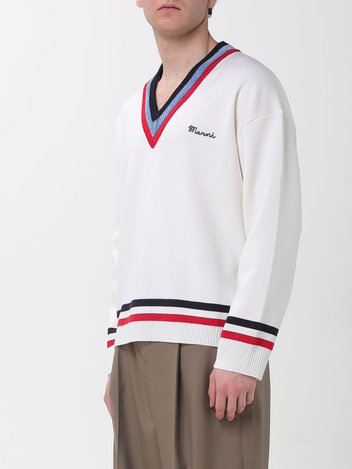 Marni Marni Sweater Men Beige Size US M / EU 48-50 / 2 - 4 Thumbnail