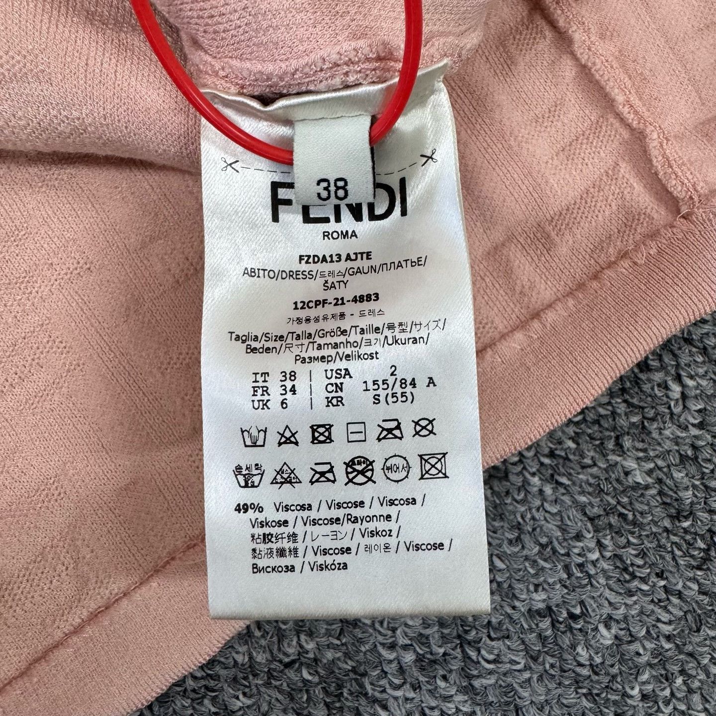 Fendi Fendi FF Monogram Sleeveless Mini Dress 38 Size XS / US 0-2 / IT 36-38 - 6 Thumbnail