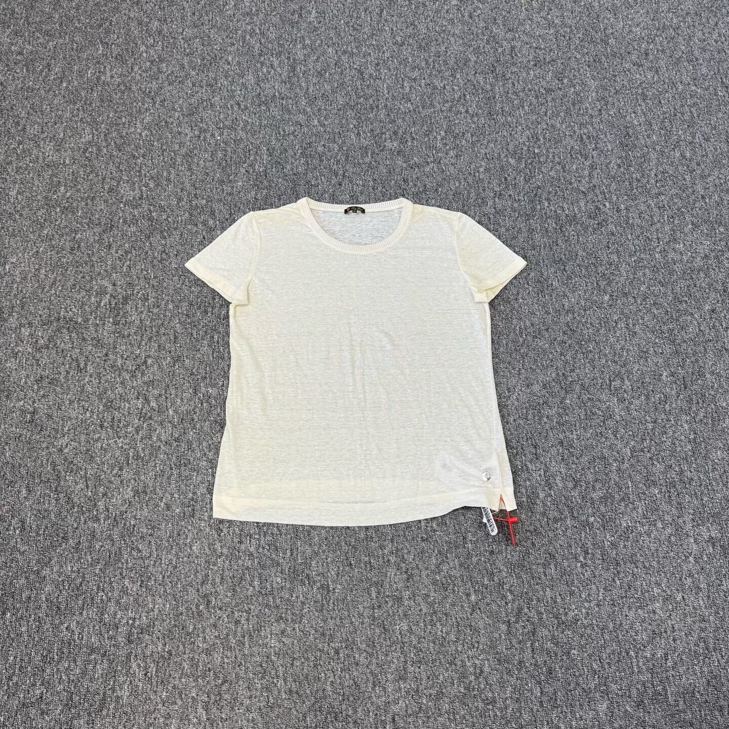 Loro Piana Loro Piana Linen Silk Logo T-Shirt Size 46 Size US S / EU 44-46 / 1 - 2 Thumbnail