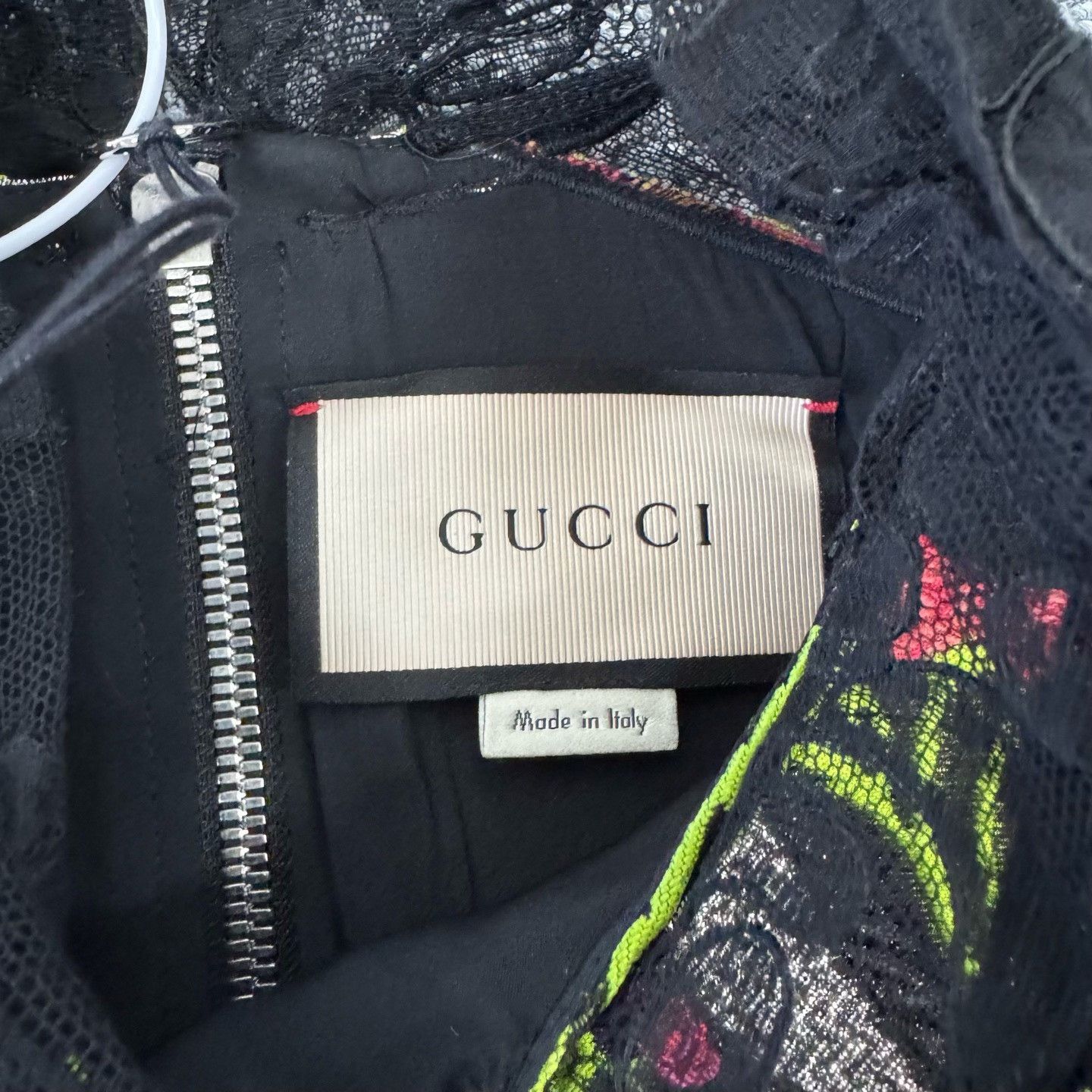 Gucci Gucci Floral Embroidery Lace Runway Mini Dress 40 Size S / US 4 / IT 40 - 7 Thumbnail