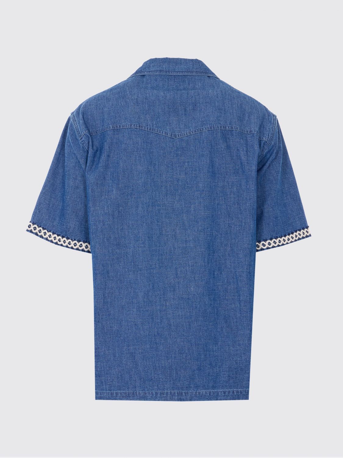 Valentino Valentino Shirt Men Blue Size US M / EU 48-50 / 2 - 3 Thumbnail