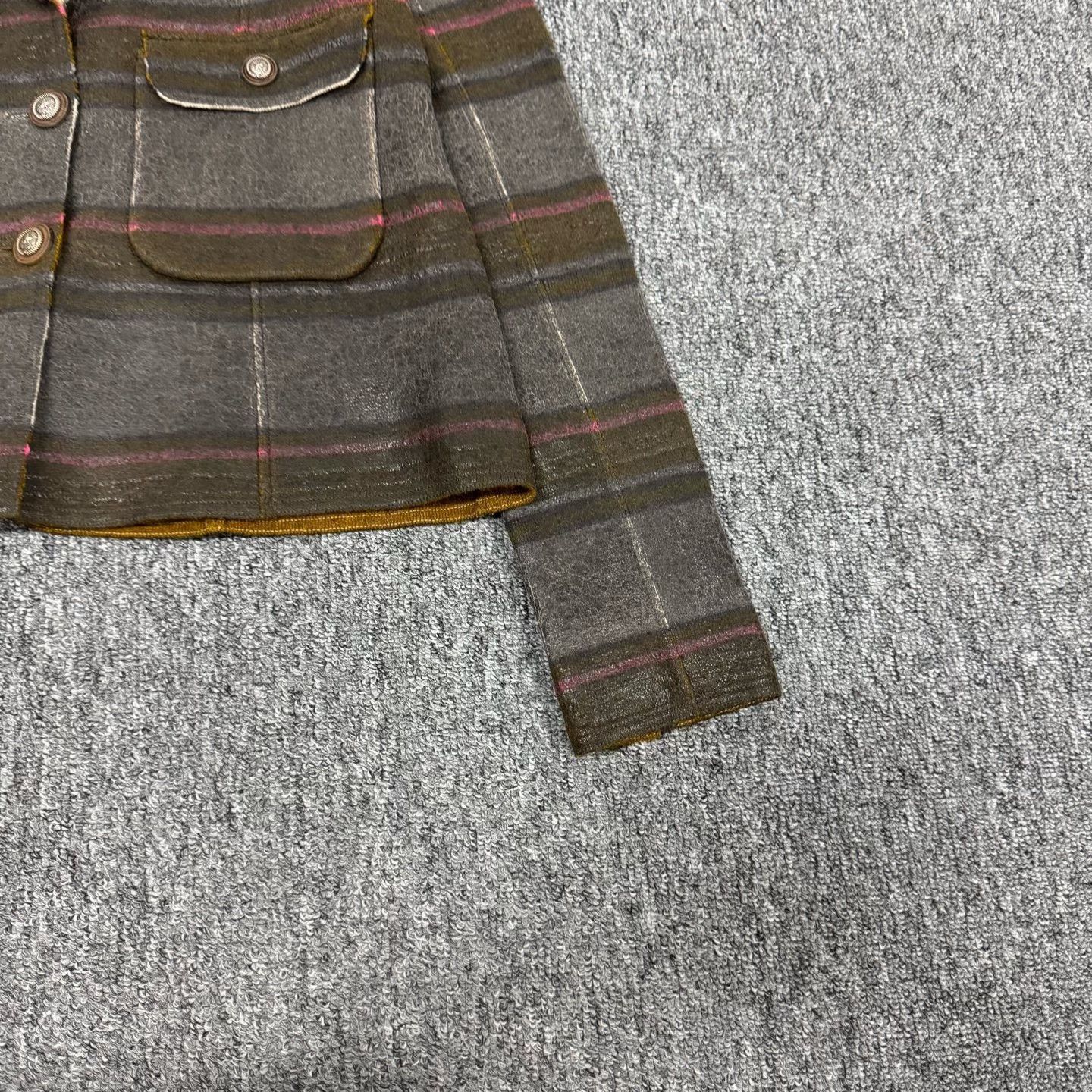 Chanel Chanel Striped Logo Button Knit Blazer 34 Size XS / US 0-2 / IT 36-38 - 4 Thumbnail