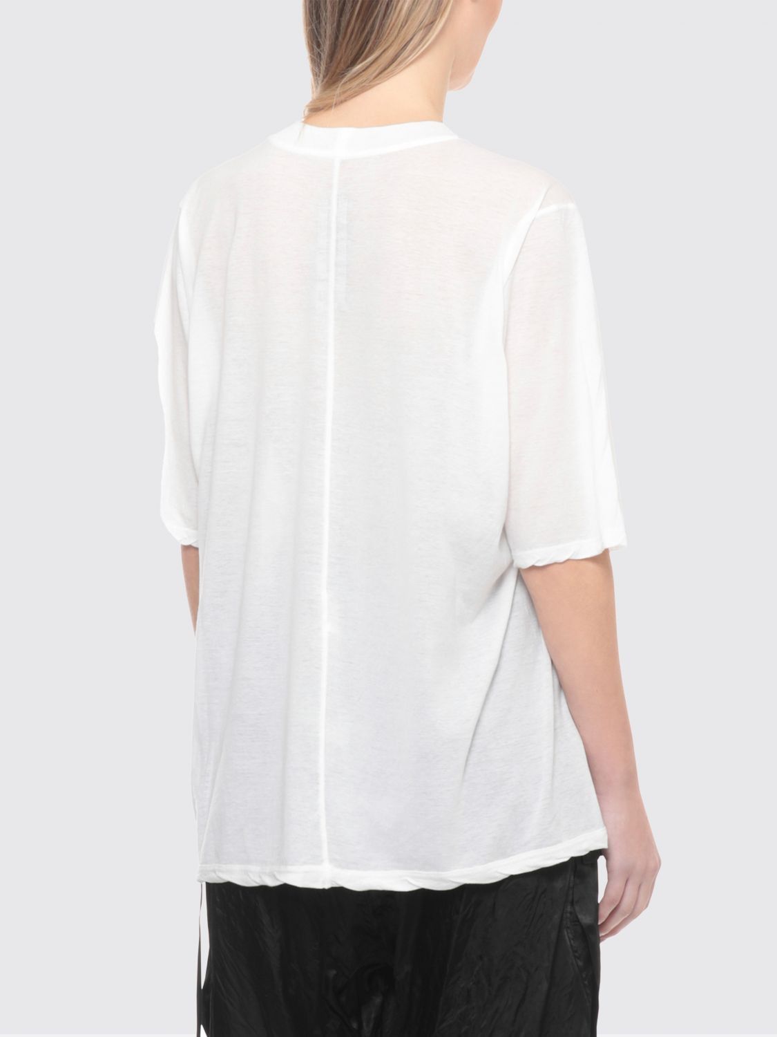 Rick Owens Drkshdw Rick Owens Drkshdw T-Shirt Woman White Size M / US 6-8 / IT 42-44 - 3 Thumbnail