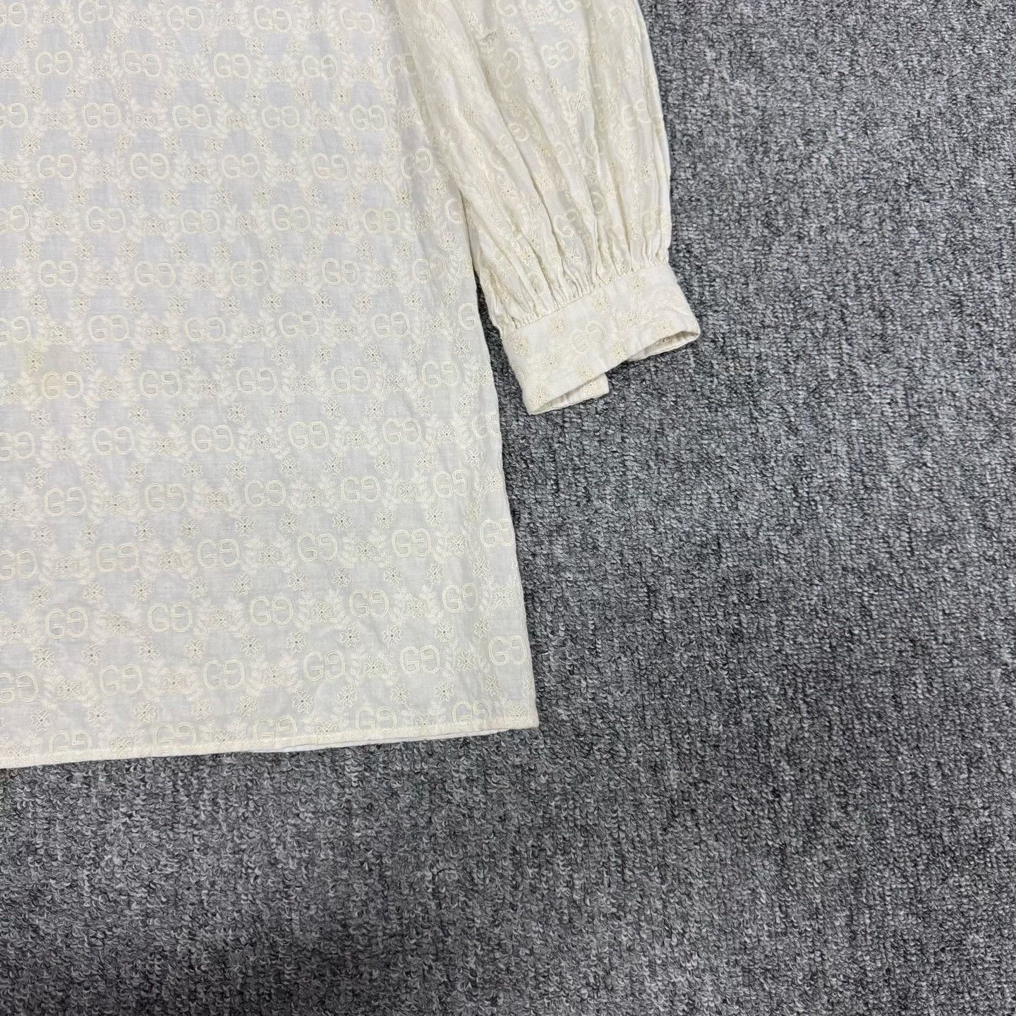 Gucci Gucci GG Monogram Lantern Sleeve Mini Dress 38 Size XS / US 0-2 / IT 36-38 - 4 Thumbnail