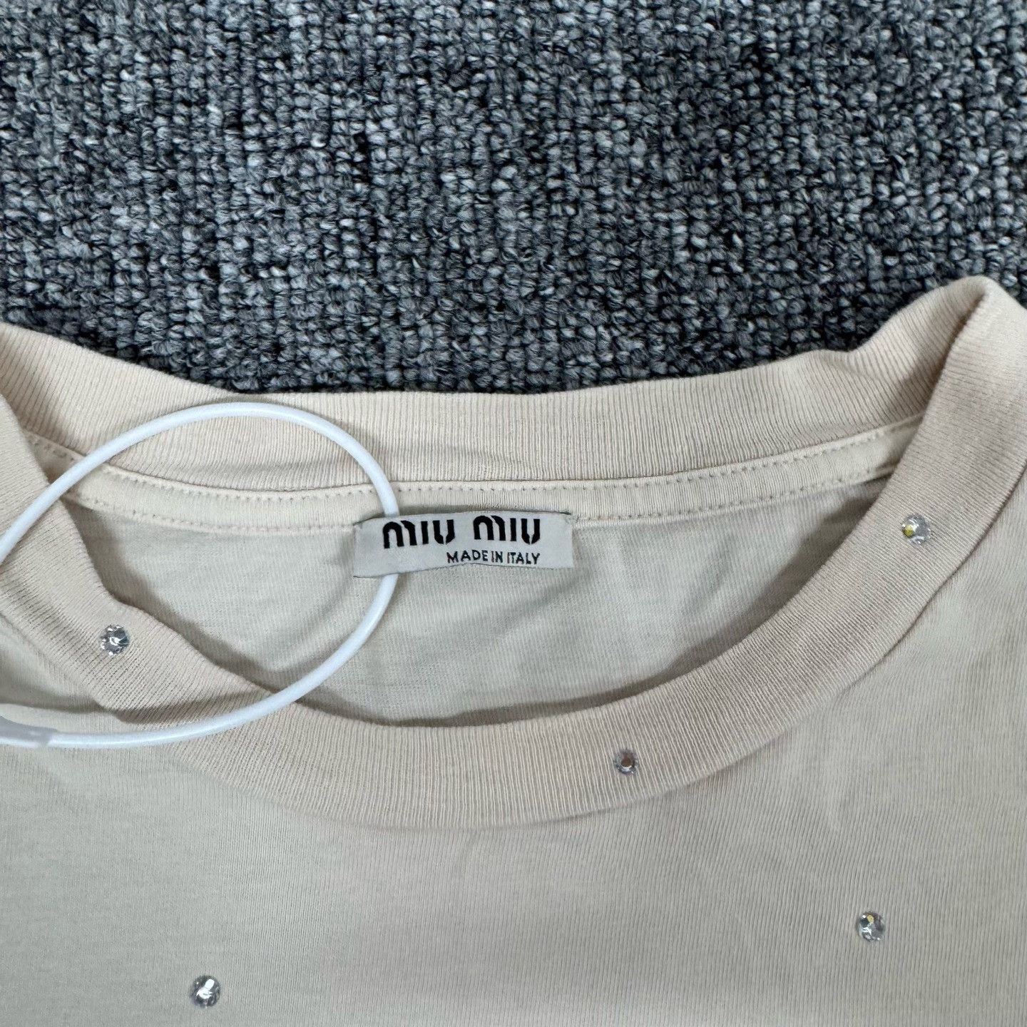 Miu Miu Miu Miu Rhinestone League T-Shirt Size M Size M / US 6-8 / IT 42-44 - 6 Thumbnail