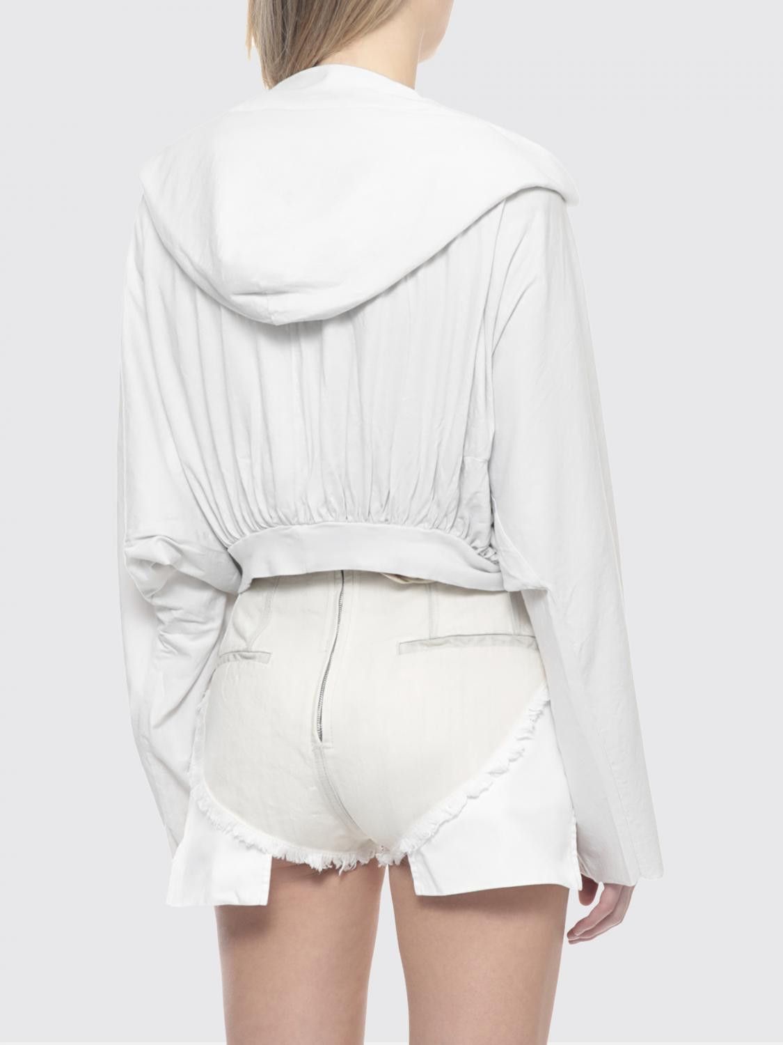 Rick Owens Drkshdw Rick Owens Drkshdw Sweatshirt Woman White Size M / US 6-8 / IT 42-44 - 3 Thumbnail