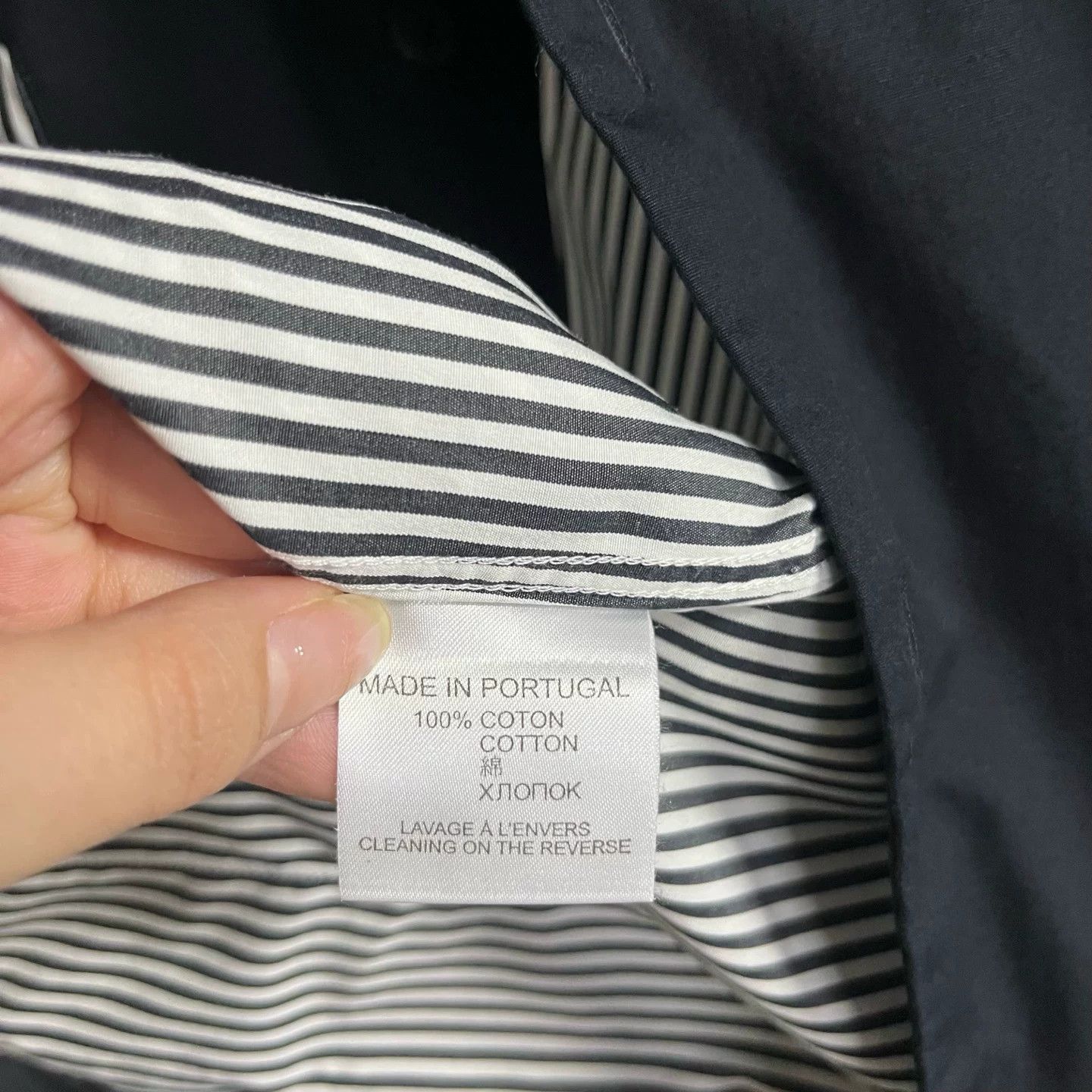 Givenchy Givenchy Striped Panel Long Sleeve Shirt 39 Size US M / EU 48-50 / 2 - 3 Thumbnail
