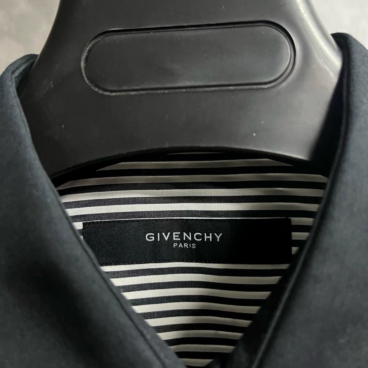 Givenchy Givenchy Striped Panel Long Sleeve Shirt 39 Size US M / EU 48-50 / 2 - 4 Thumbnail