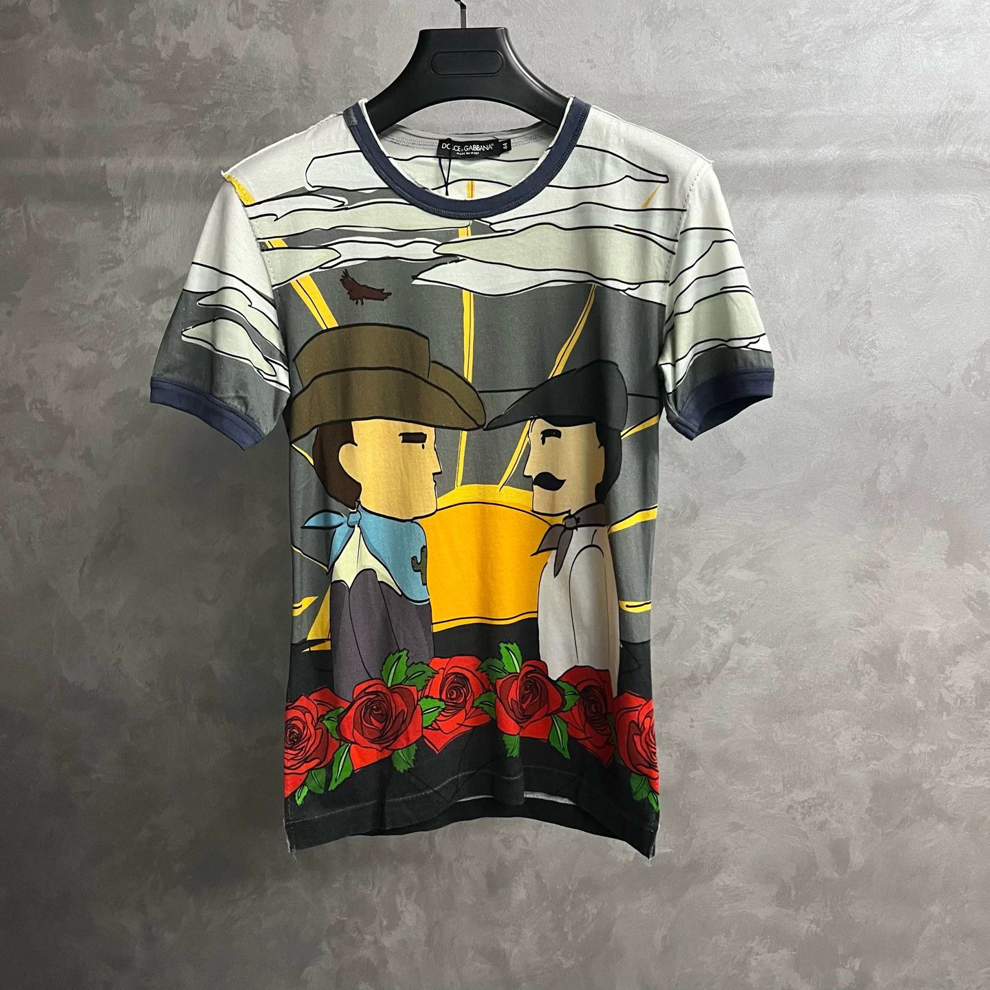 Dolce & Gabbana Dolce & Gabbana Cowboy Sunset Graphic T-Shirt US S Size US S / EU 44-46 / 1 - 2 Thumbnail