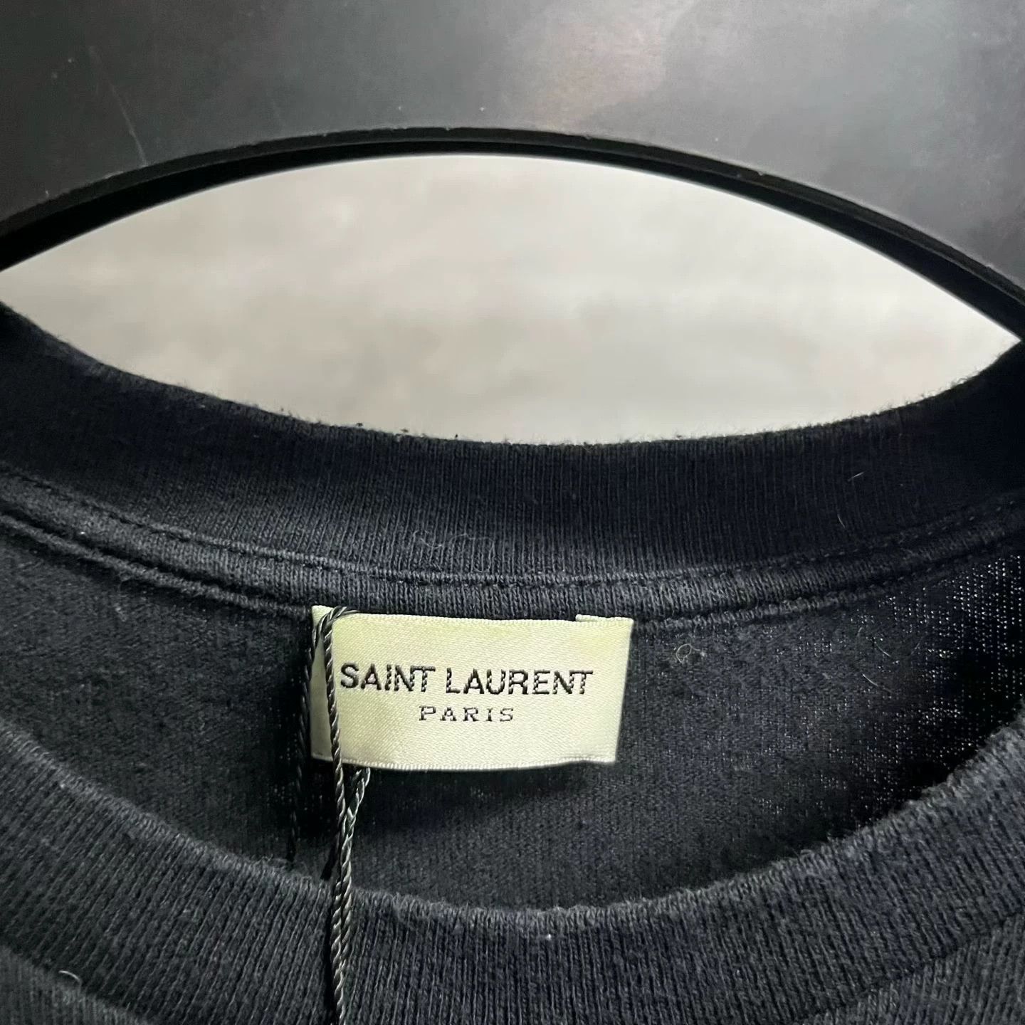 Saint Laurent Paris Saint Laurent Star Print Crop T-Shirt XS Size XS / US 0-2 / IT 36-38 - 3 Thumbnail