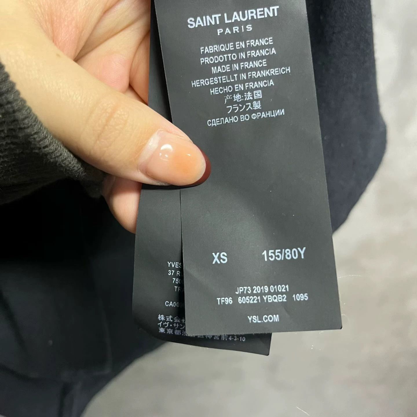 Saint Laurent Paris Saint Laurent Star Print Crop T-Shirt XS Size XS / US 0-2 / IT 36-38 - 4 Thumbnail