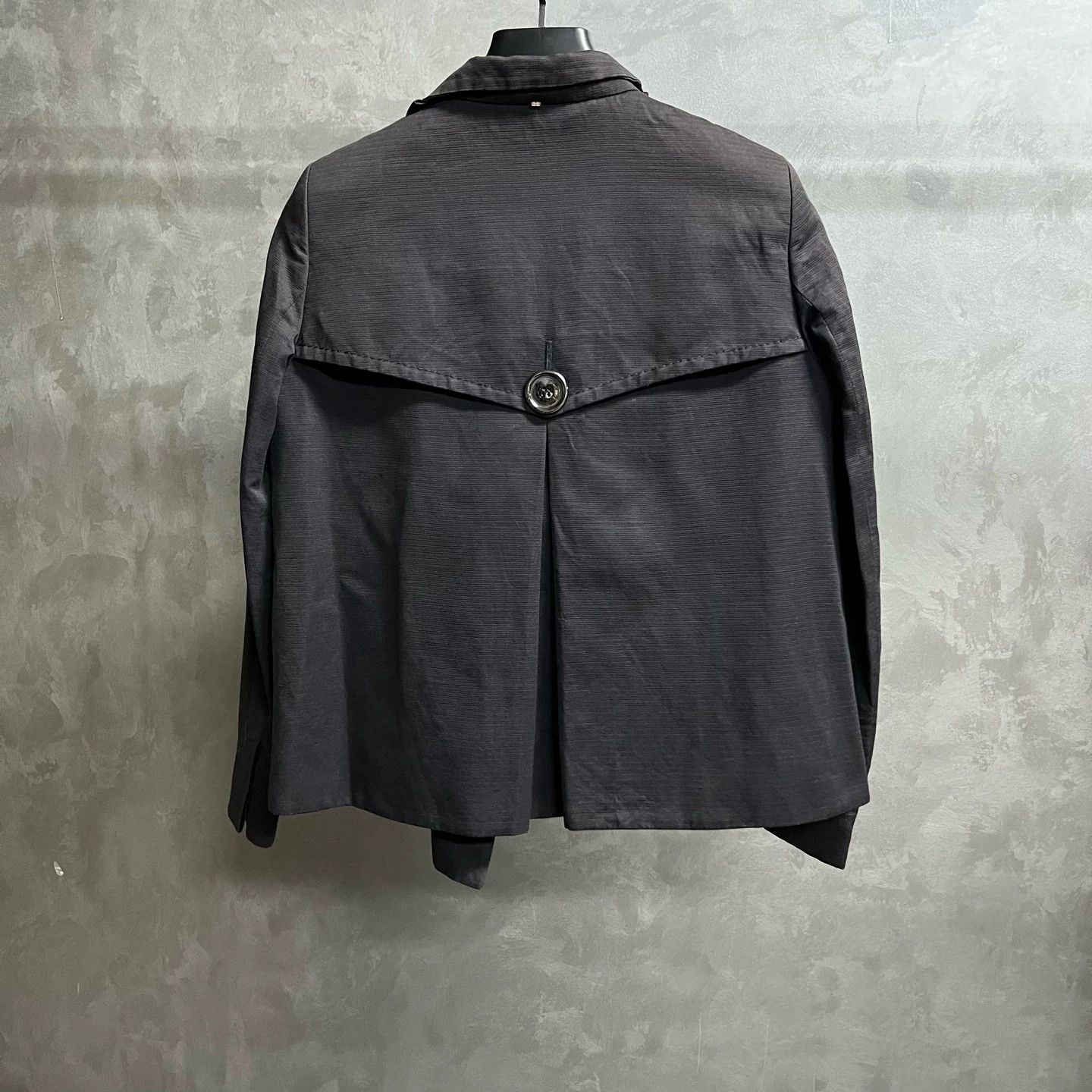 Sportmax Sportmax Gray Cotton Linen Double Breasted Jacket IT 40 Size S / US 4 / IT 40 - 6 Thumbnail