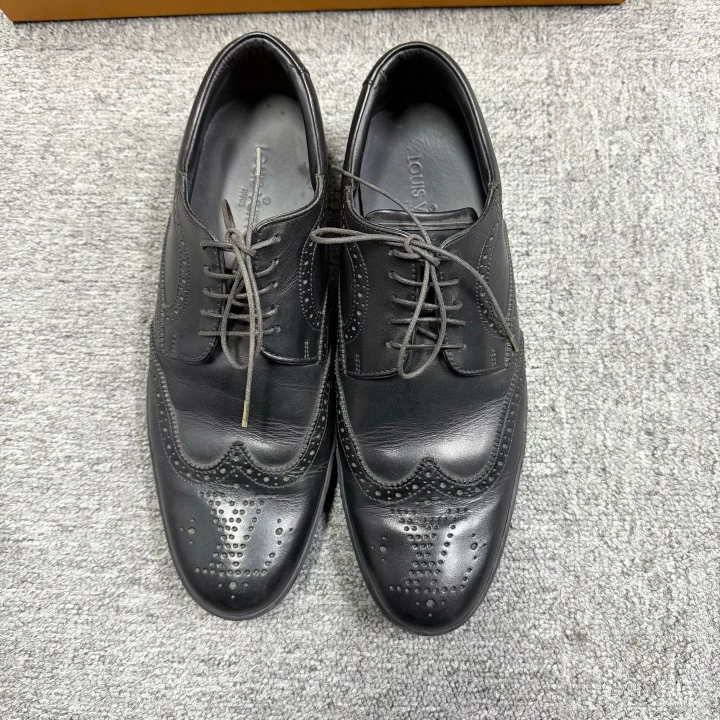 Louis Vuitton Louis Vuitton Leather Wingtip Brogue Shoes 6 Size US 7 / EU 40 - 4 Thumbnail