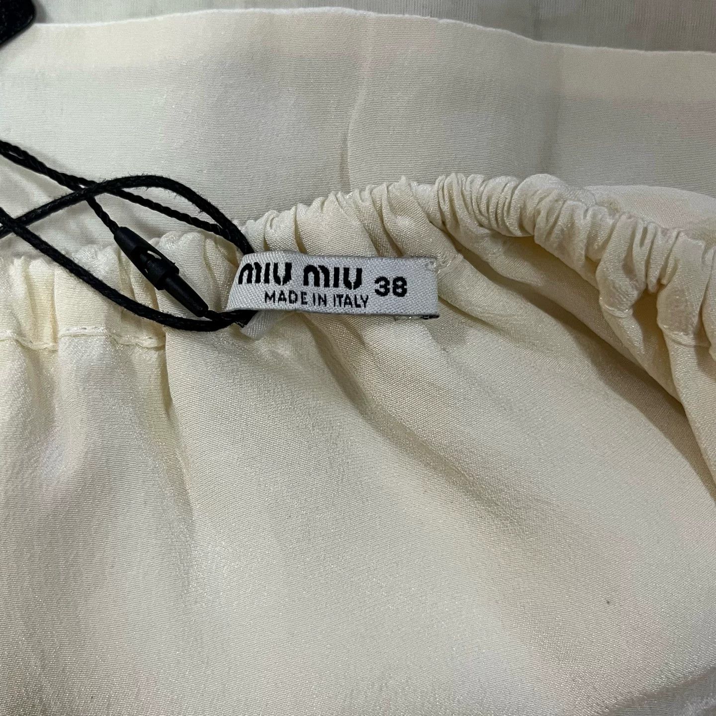 Miu Miu Miu Miu Silk Tiered Ruffle Mini Skirt 38 Size 26" / US 2 / IT 38 - 3 Thumbnail