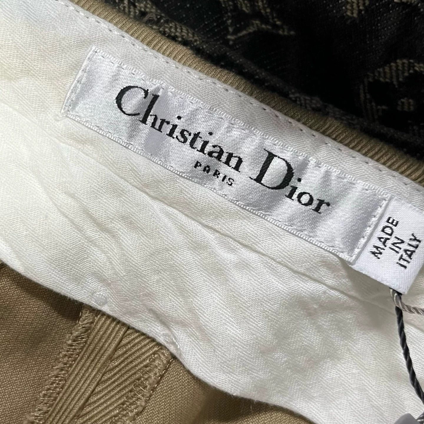 Dior Dior Khaki Straight Leg Cotton Pants Size 38 Size 27" / US 4 / IT 40 - 4 Thumbnail