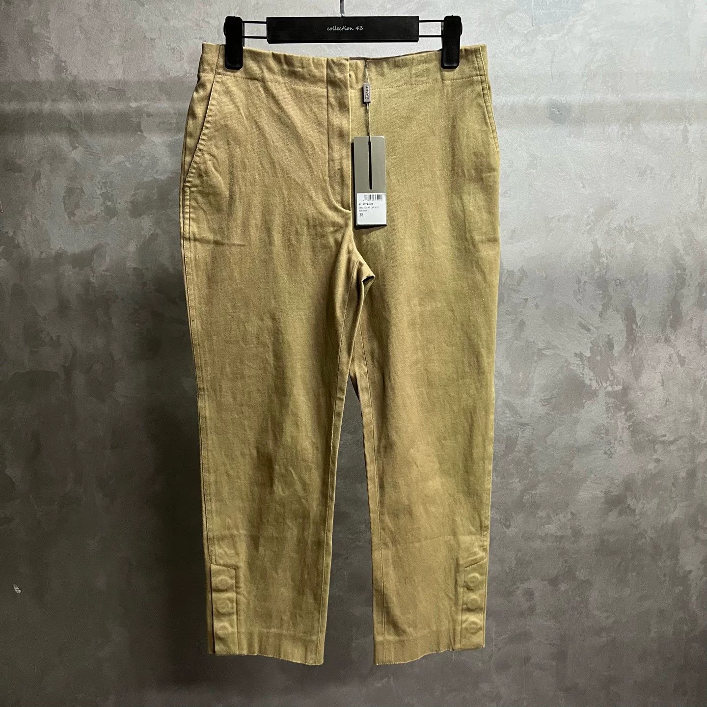 Dior Dior Khaki Straight Leg Cotton Pants Size 38 Size 27" / US 4 / IT 40 - 2 Thumbnail