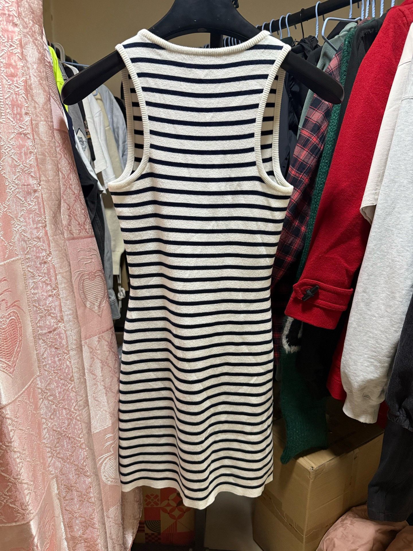Miu Miu Miu Miu Striped Knit Midi Dress IT 36 Size XS / US 0-2 / IT 36-38 - 3 Thumbnail