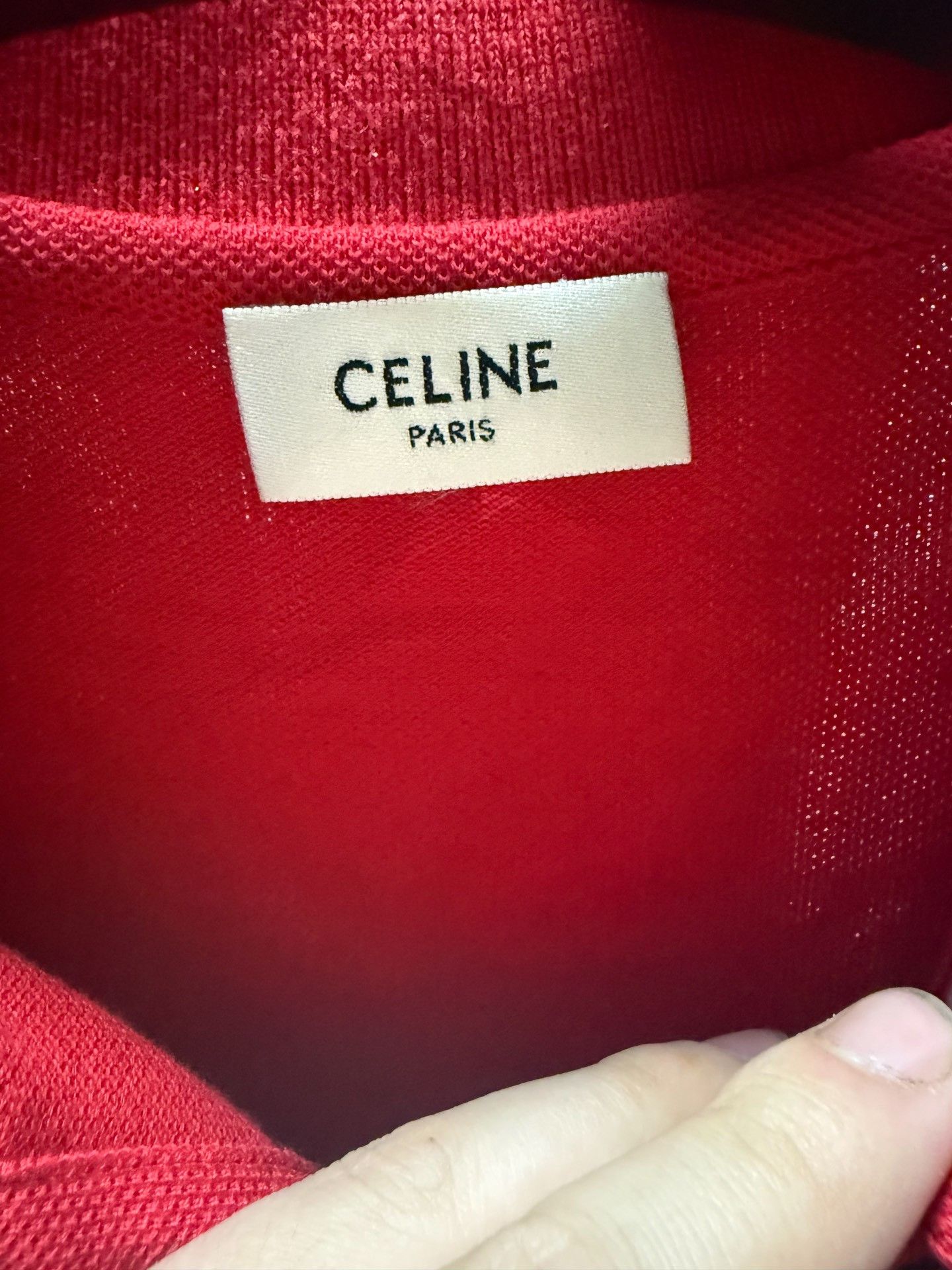 Celine CELINE Triomphe Logo Sleeveless Polo Size S Size S / US 4 / IT 40 - 4 Thumbnail
