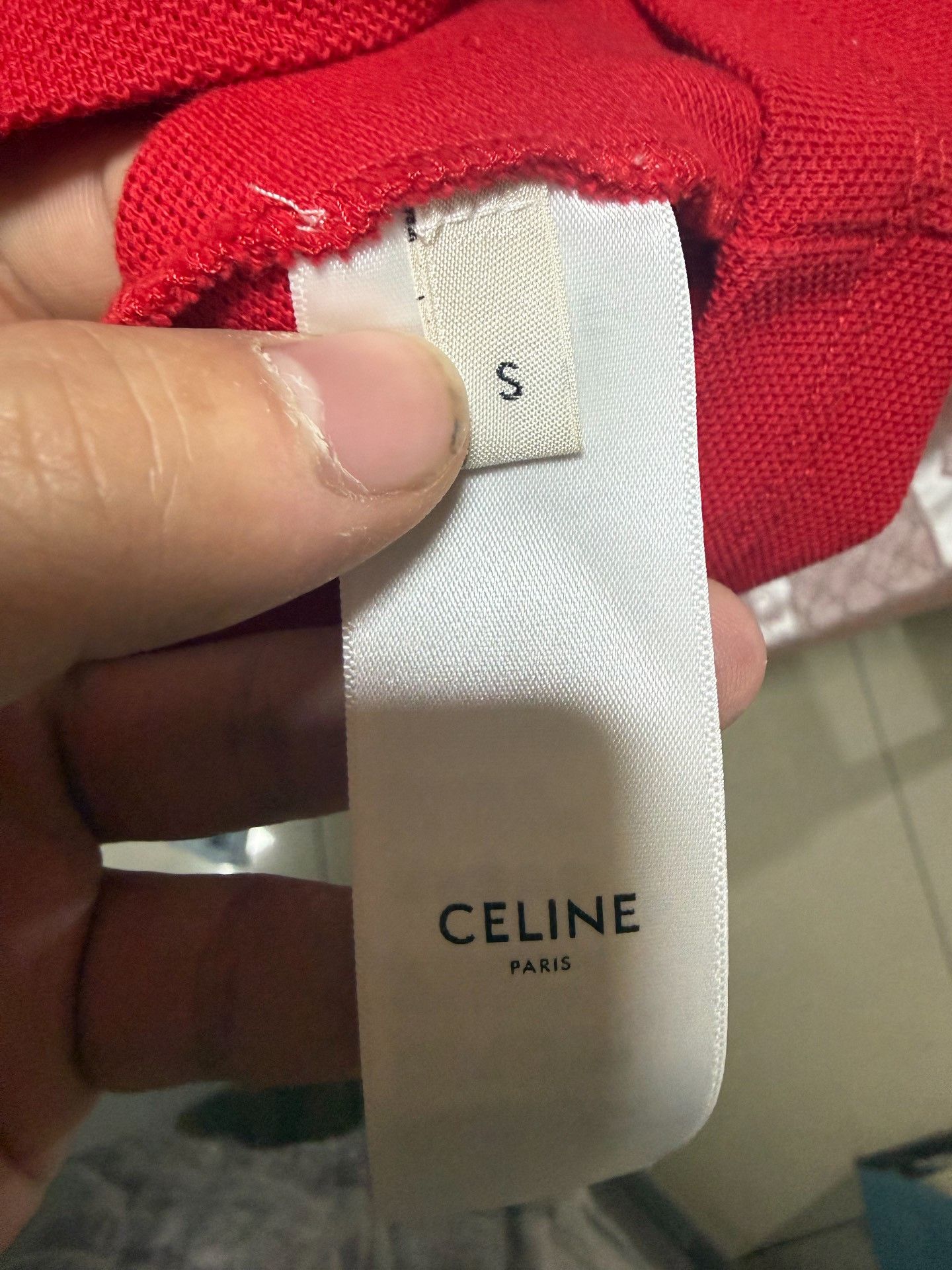 Celine CELINE Triomphe Logo Sleeveless Polo Size S Size S / US 4 / IT 40 - 5 Thumbnail