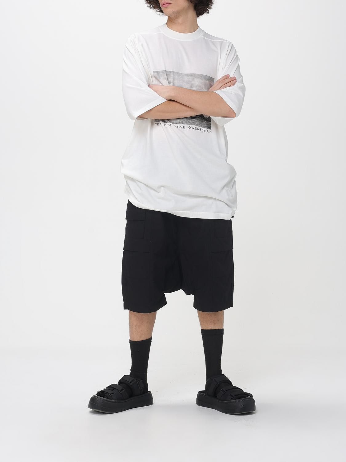 Rick Owens Drkshdw Rick Owens Drkshdw T-Shirt Men Milk Size US M / EU 48-50 / 2 - 2 Thumbnail