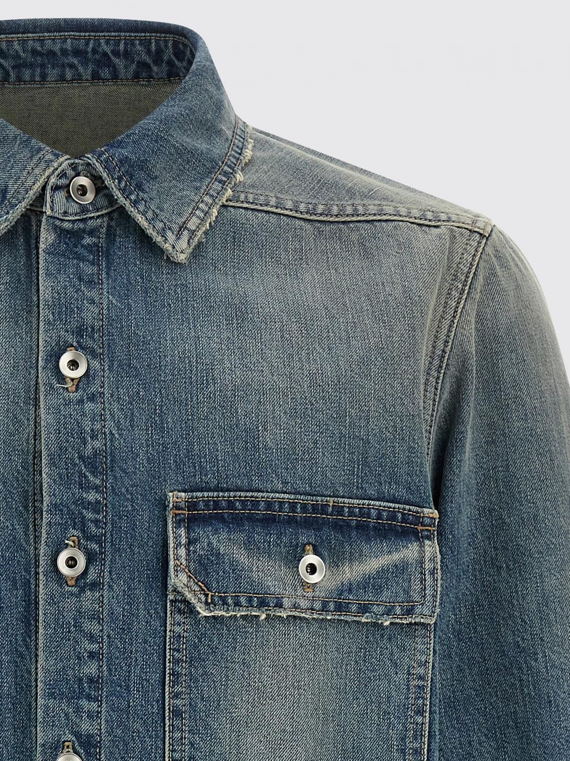 Rick Owens Drkshdw Rick Owens Drkshdw Jacket Men Blue Size US XL / EU 56 / 4 - 4 Thumbnail