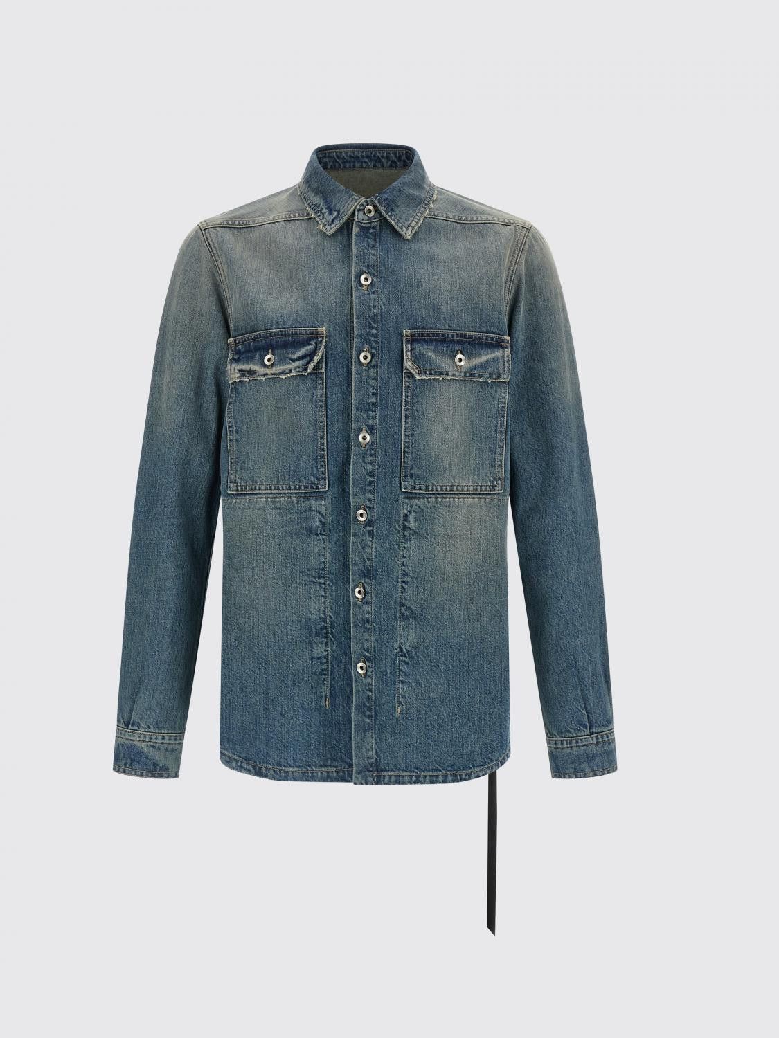 Rick Owens Drkshdw Rick Owens Drkshdw Jacket Men Blue Size US XL / EU 56 / 4 - 2 Thumbnail