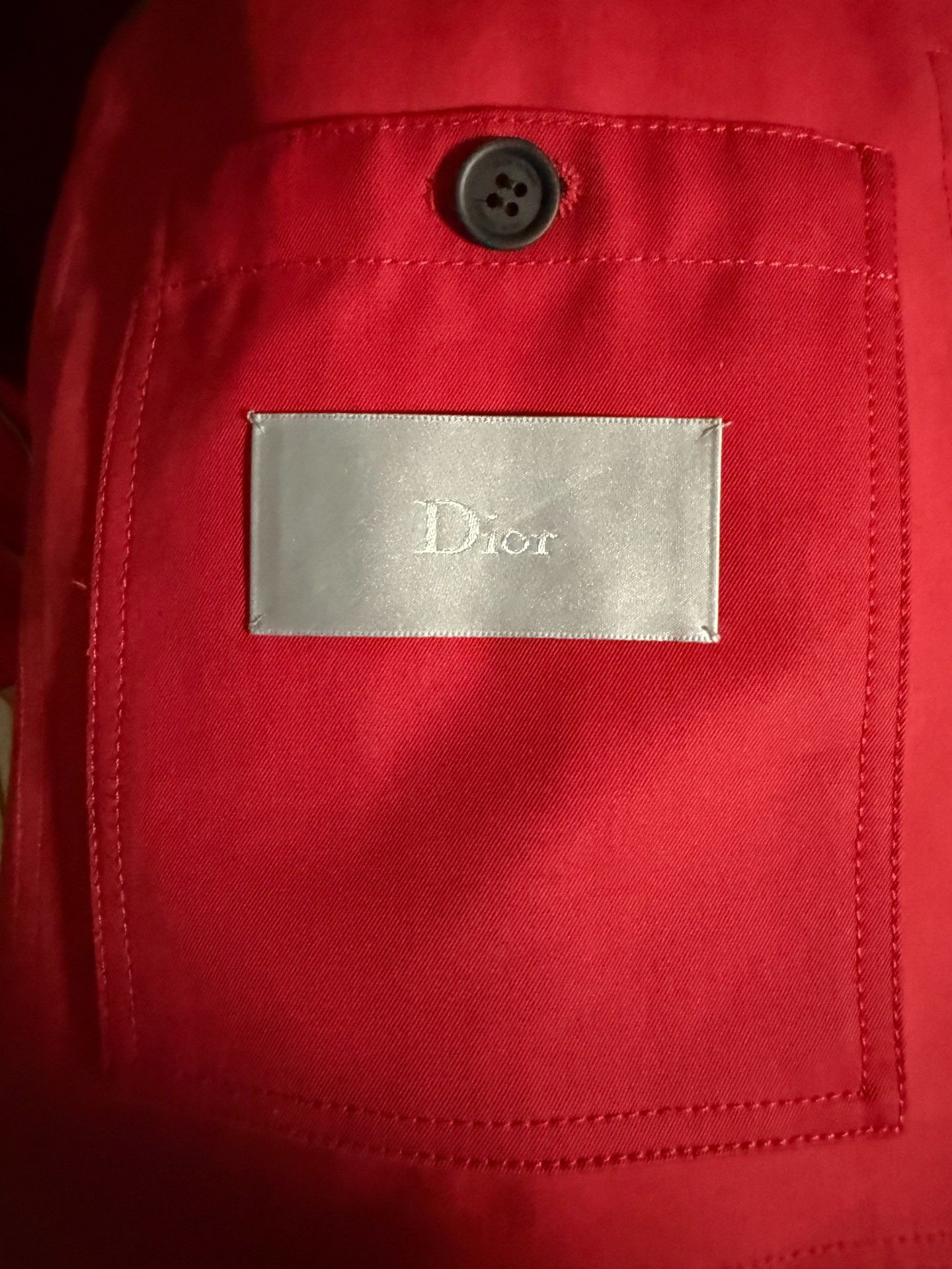Dior Dior Red Hooded Duffle Coat Size 44 Size US S / EU 44-46 / 1 - 4 Thumbnail