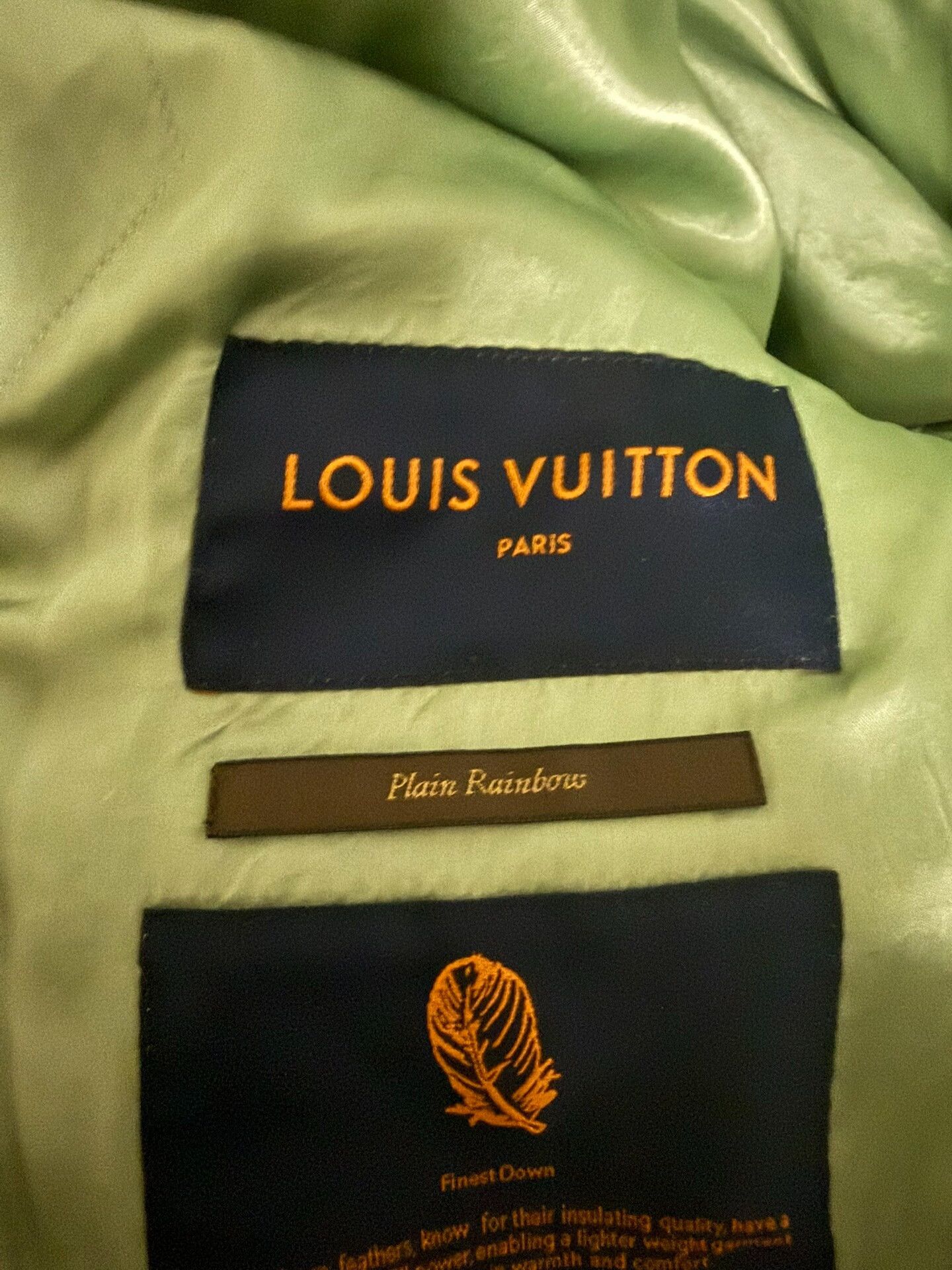 Louis Vuitton Louis Vuitton Mint Green Puffer Jacket 46 Size US S / EU 44-46 / 1 - 4 Thumbnail