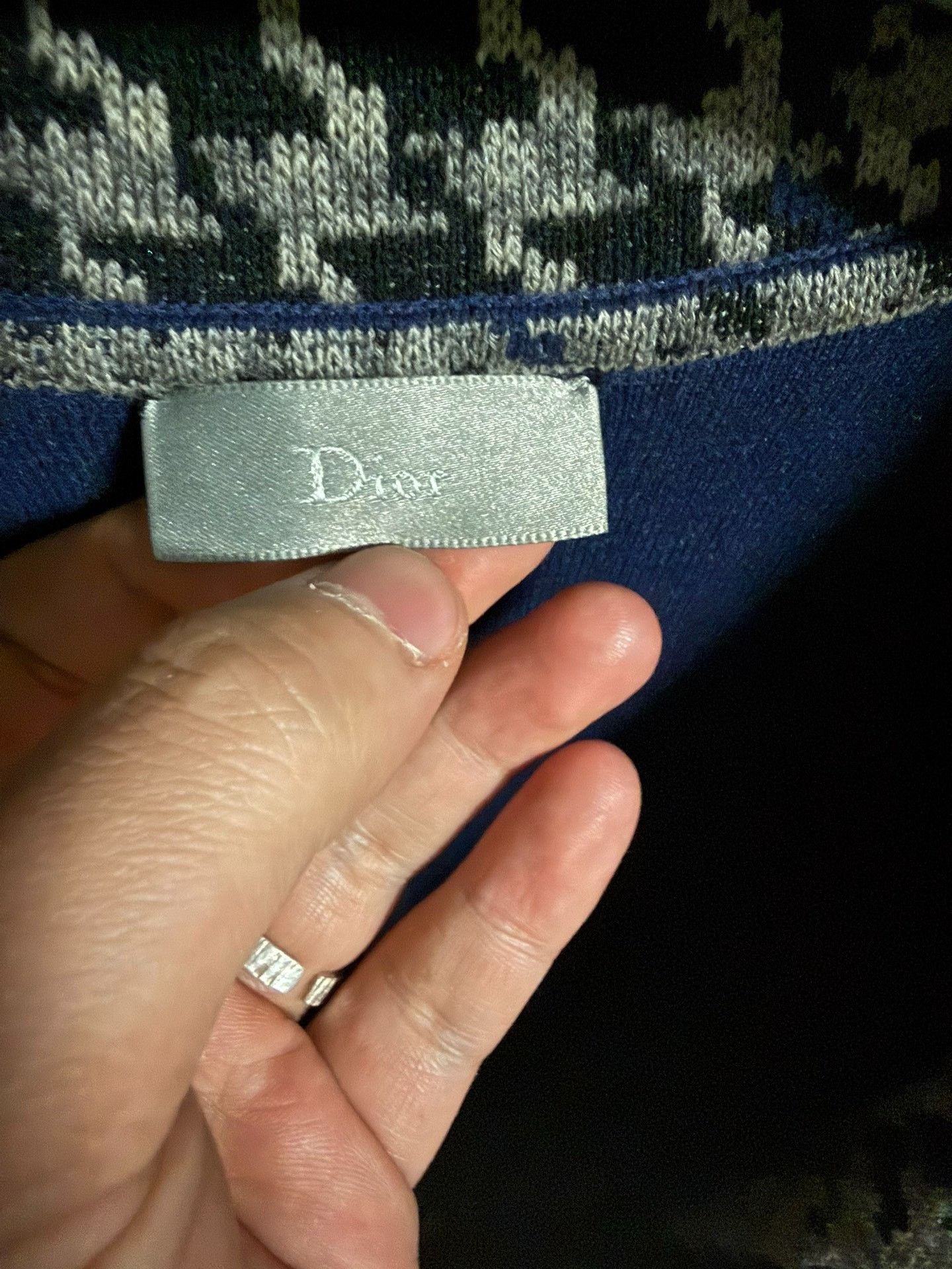 Dior Dior 15FW Houndstooth Virgin Wool Blend Coat S Size US S / EU 44-46 / 1 - 4 Thumbnail